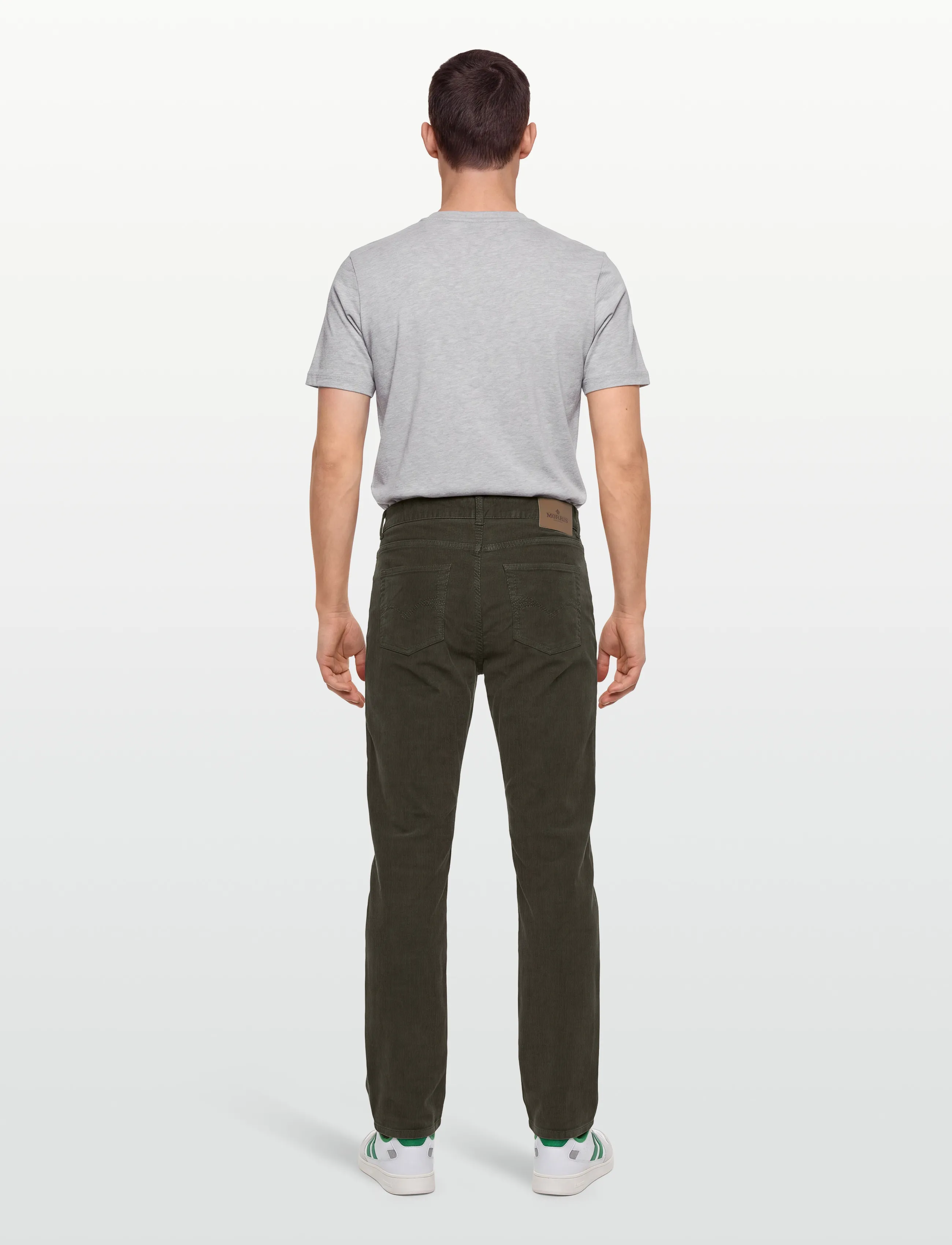 Morris - James Cord 5 Pocket - casual bukser - olive - 4