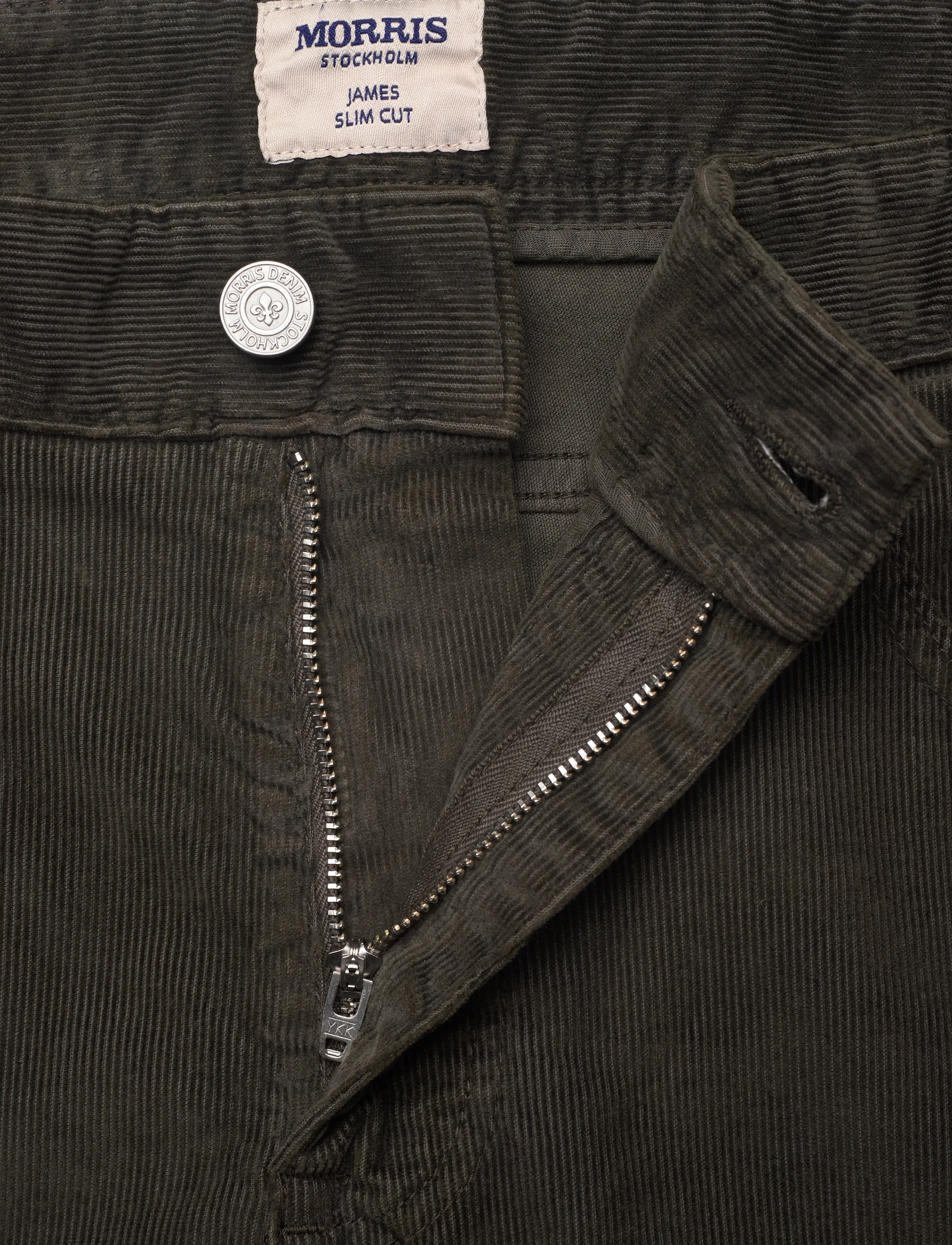 Morris - James Cord 5 Pocket - casual - olive - 3