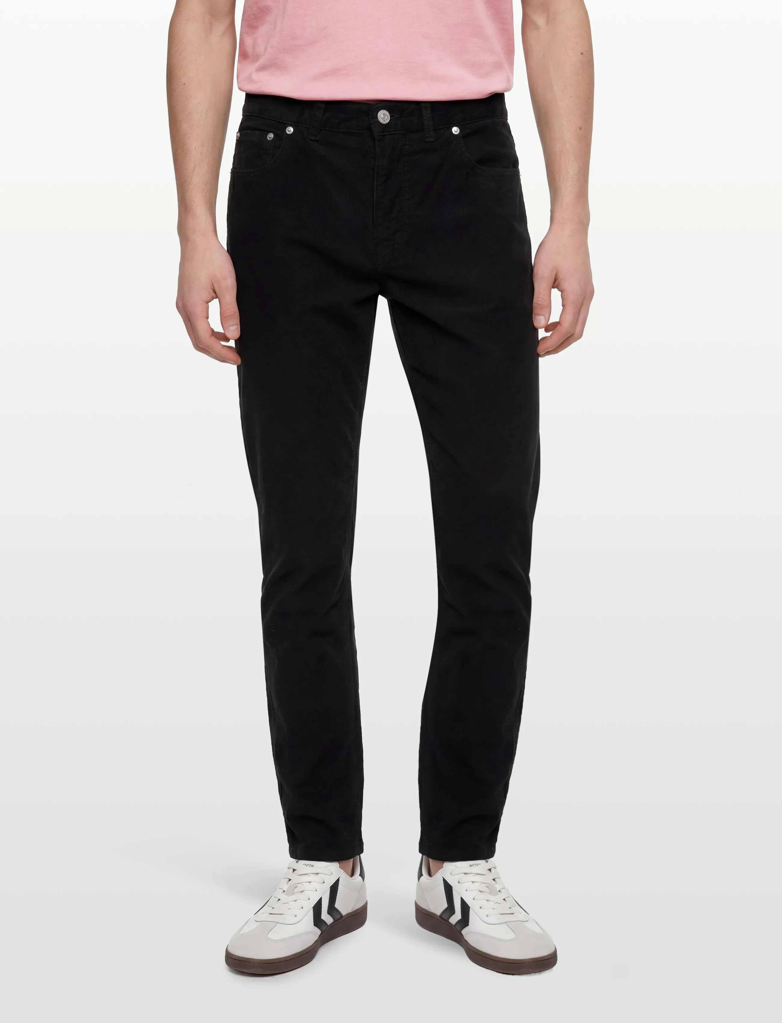 Morris - James Cord 5 Pocket - casual bukser - black - 3