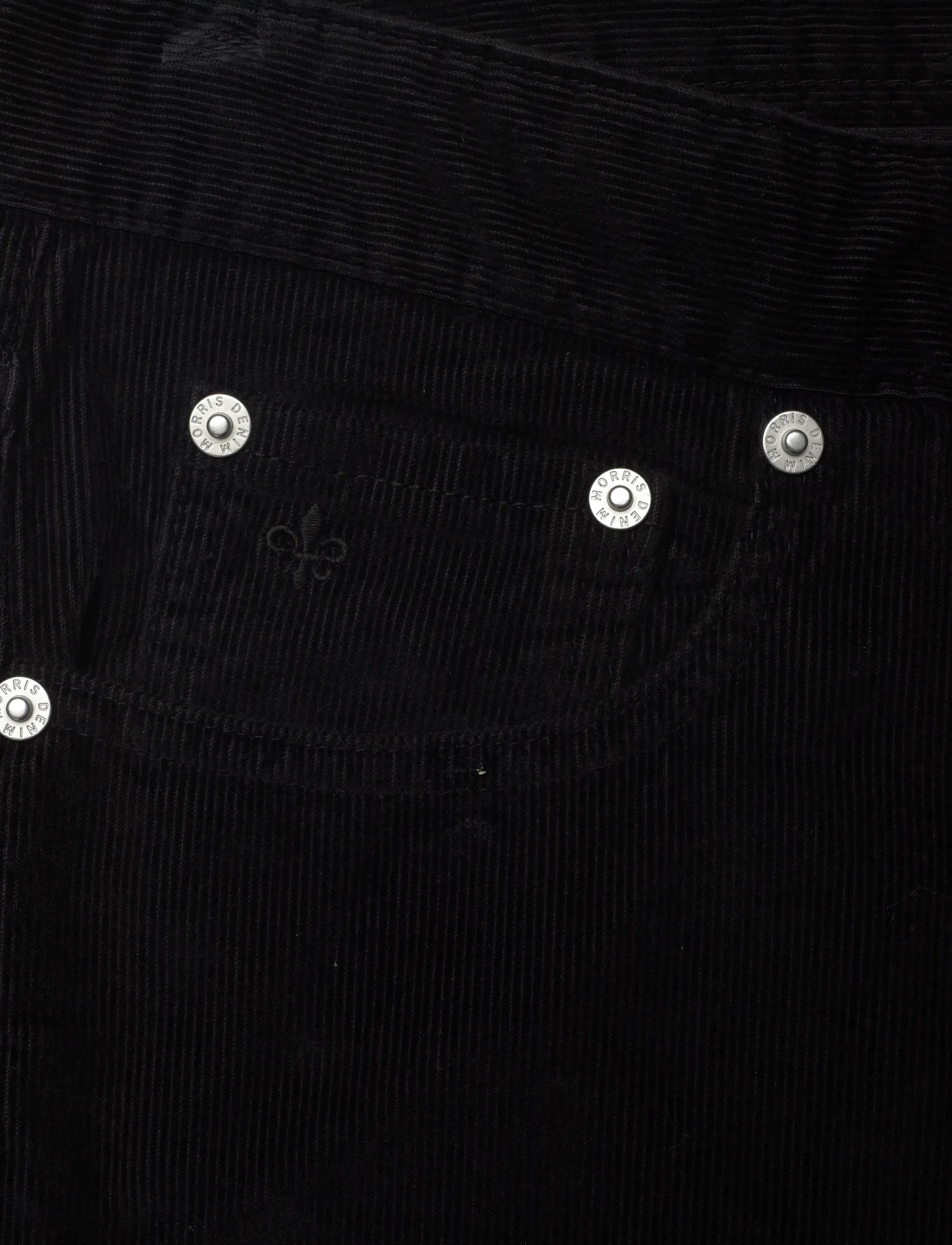 Morris - James Cord 5 Pocket - casual bukser - black - 5