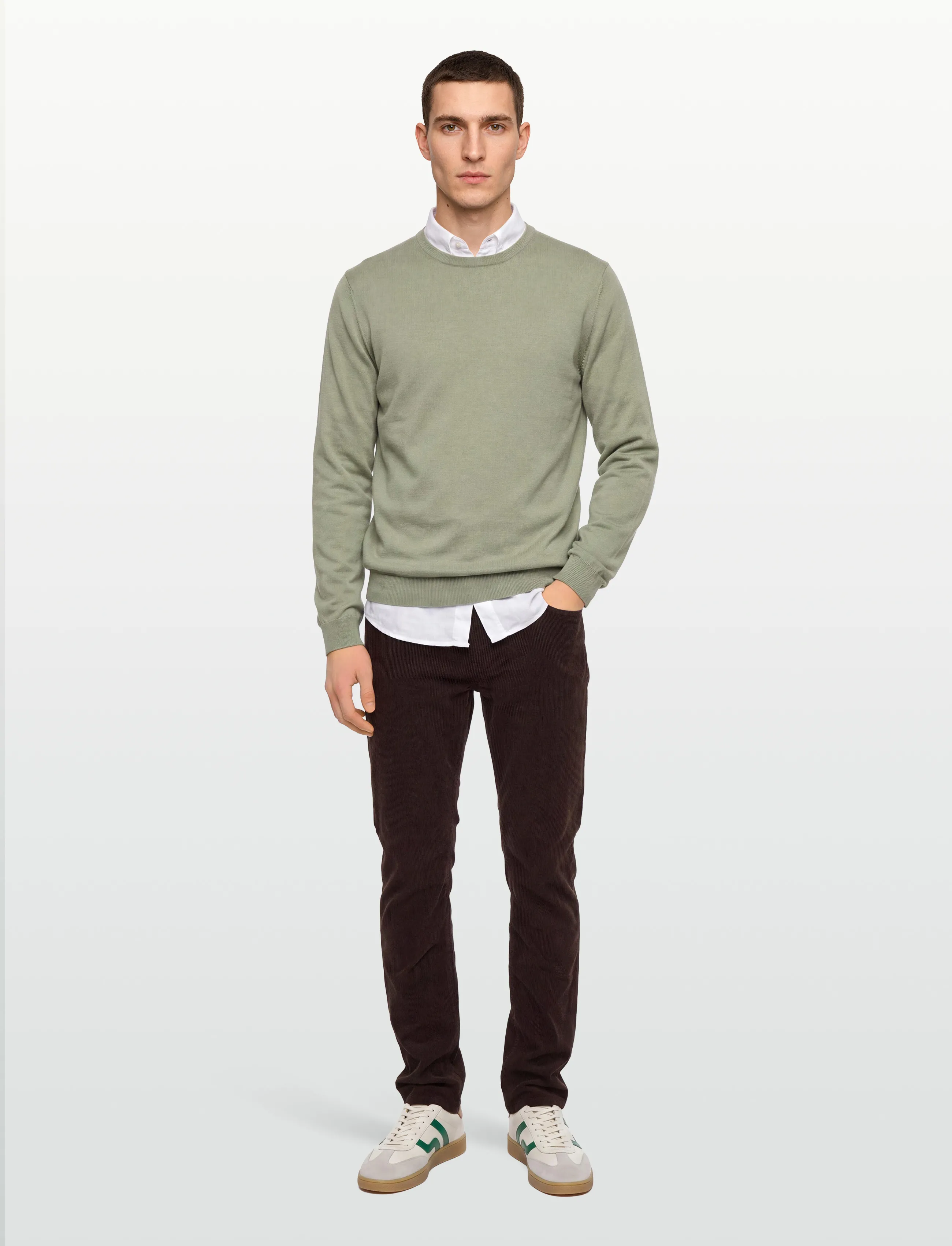 Morris James Cord 5 Pocket, 30 x 34, Trousers, Braun - Casual, Männerswear