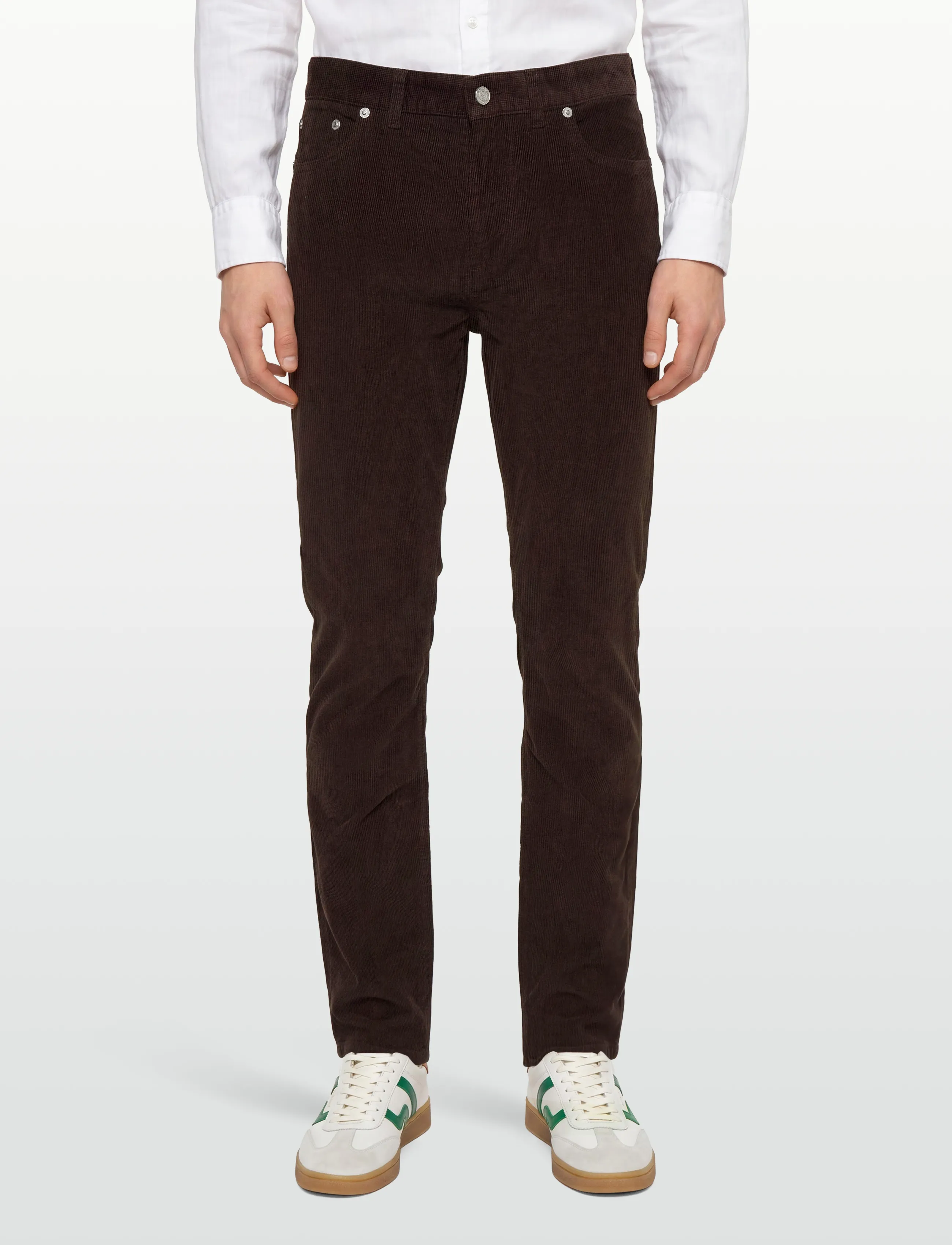 Morris - James Cord 5 Pocket - casual bukser - brown - 3