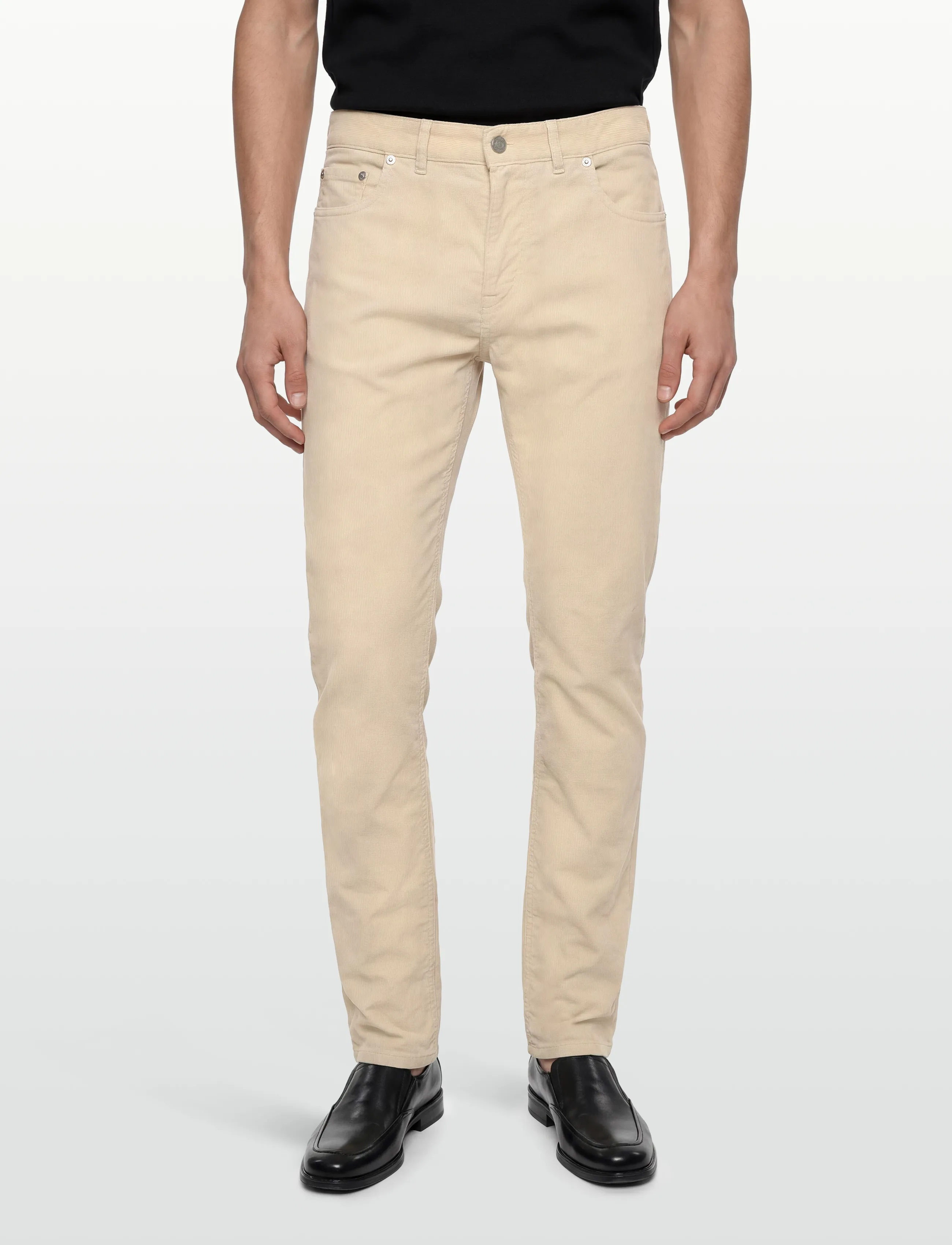 Morris - James Cord 5 Pocket - casual bukser - off white - 3
