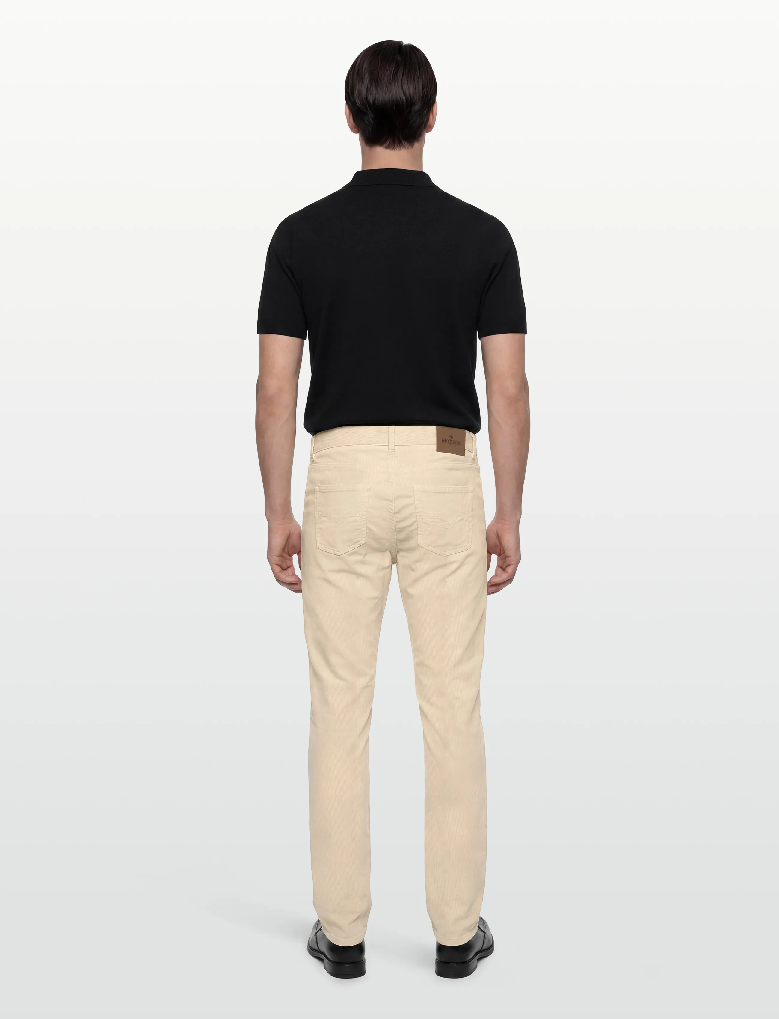 Morris - James Cord 5 Pocket - casual bukser - off white - 4
