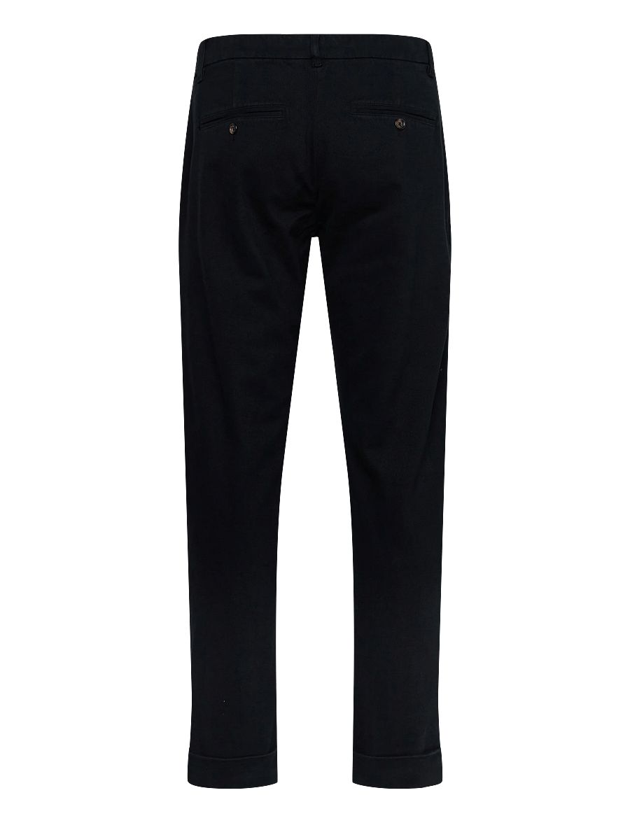 Morris - Jack Soft Twill Trouser - casual bukser - blue - 1