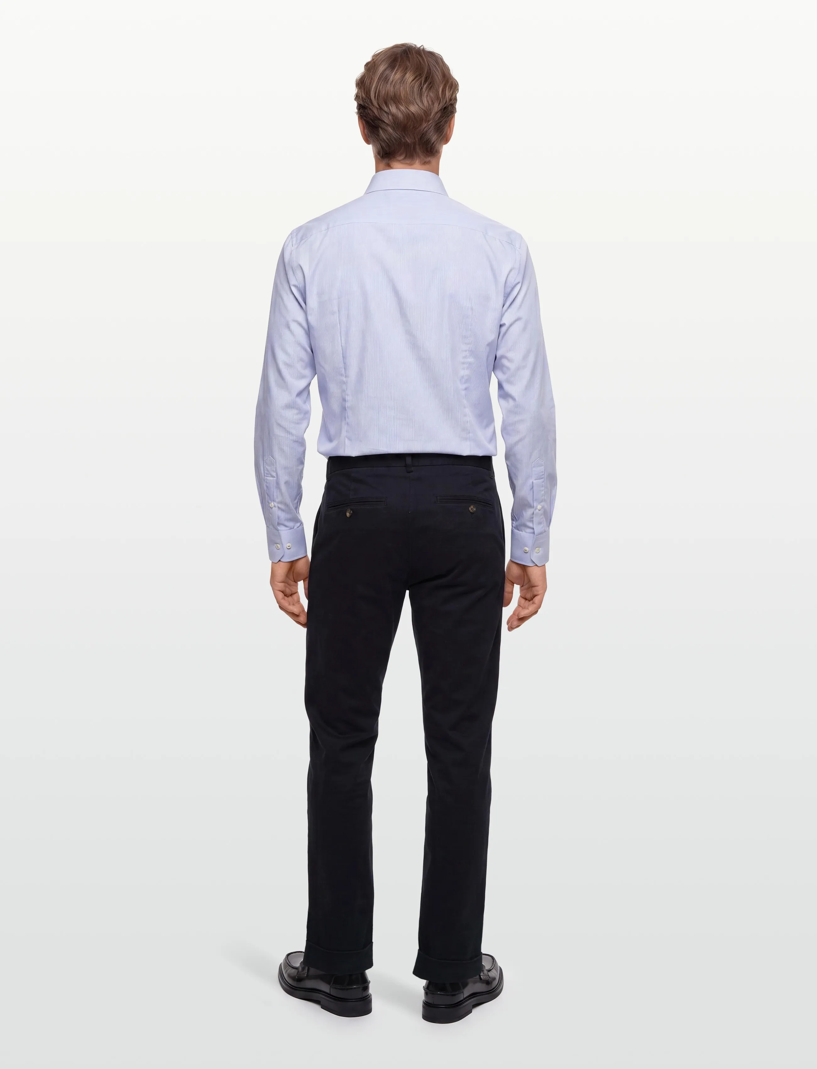 Morris - Jack Soft Twill Trouser - spodnie na co dzień - blue - 4