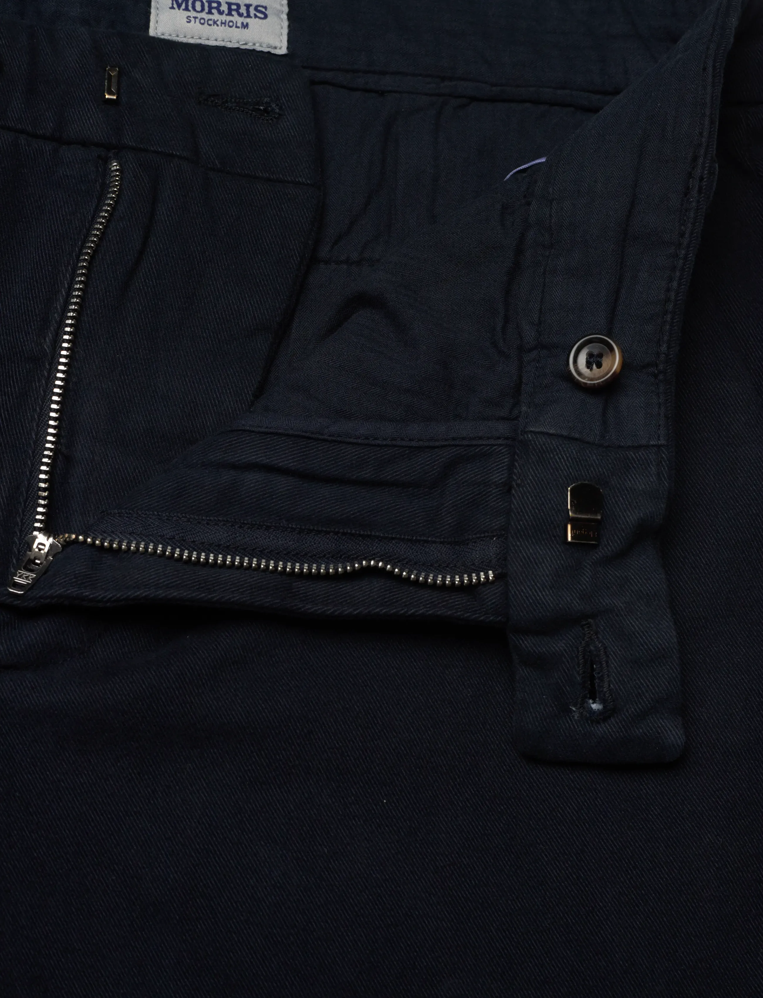 Morris - Jack Soft Twill Trouser - casual - blue - 2