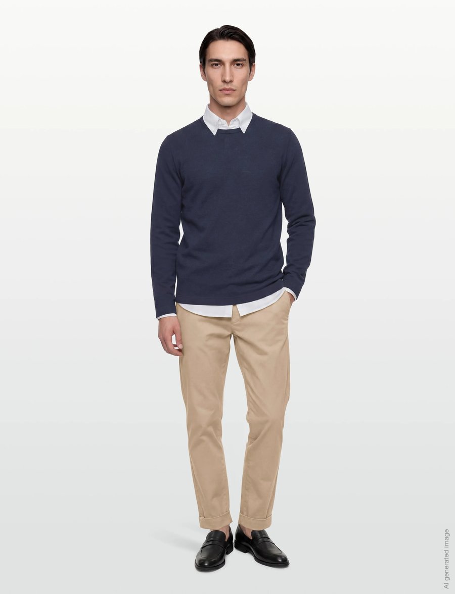 Morris - Jack Soft Twill Trouser - freizeithosen - khaki - 0