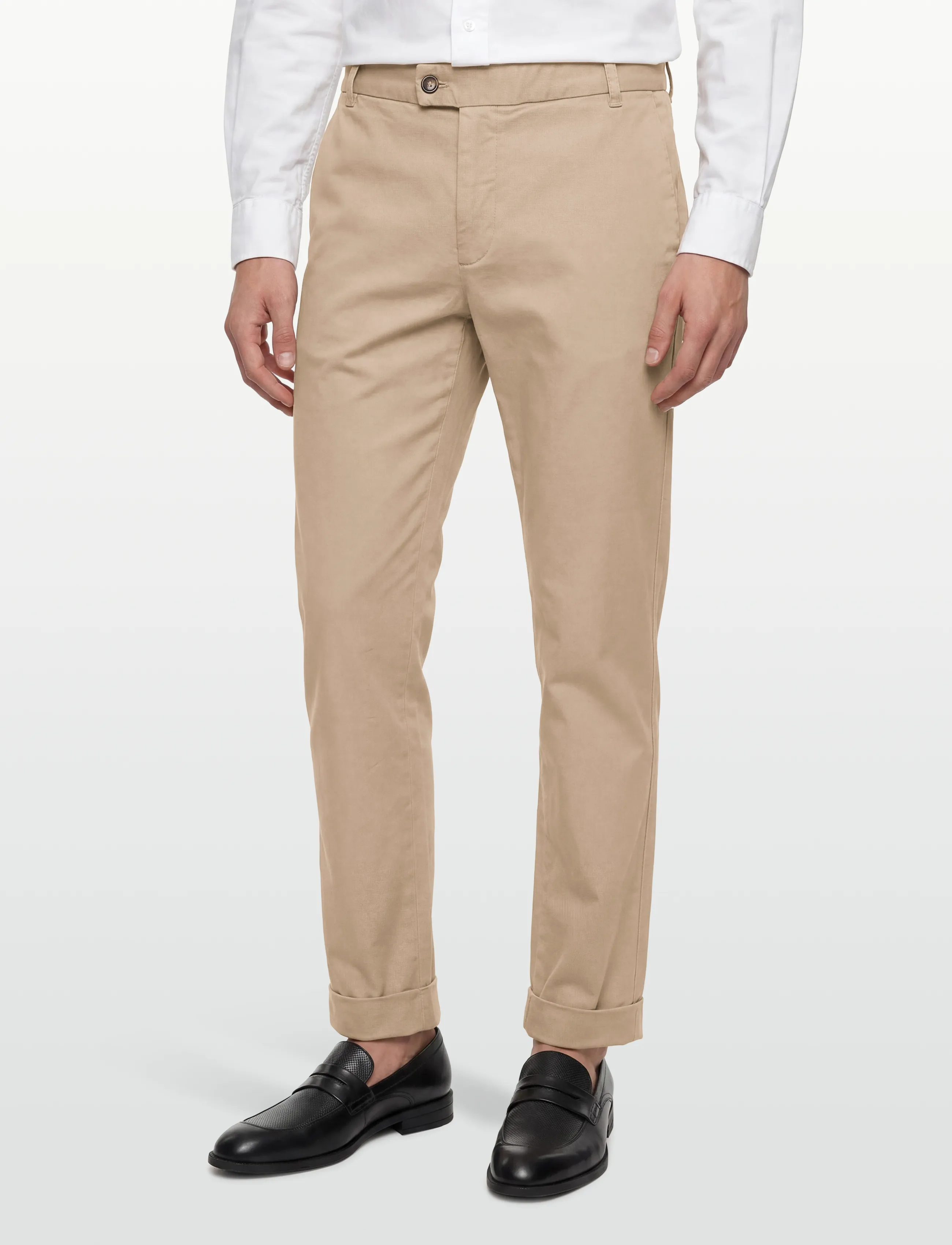 Morris - Jack Soft Twill Trouser - casual - khaki - 3