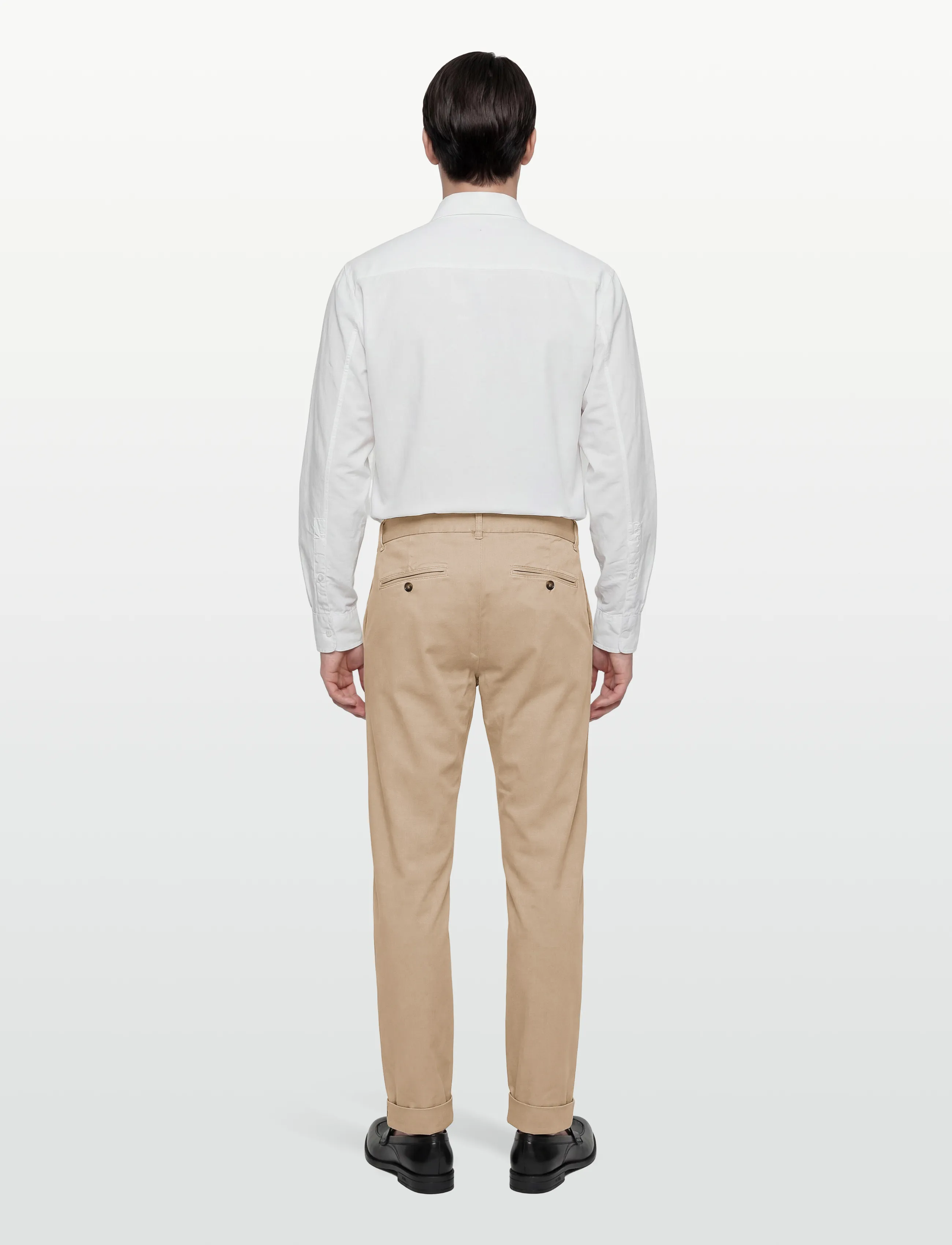 Morris - Jack Soft Twill Trouser - casual - khaki - 4
