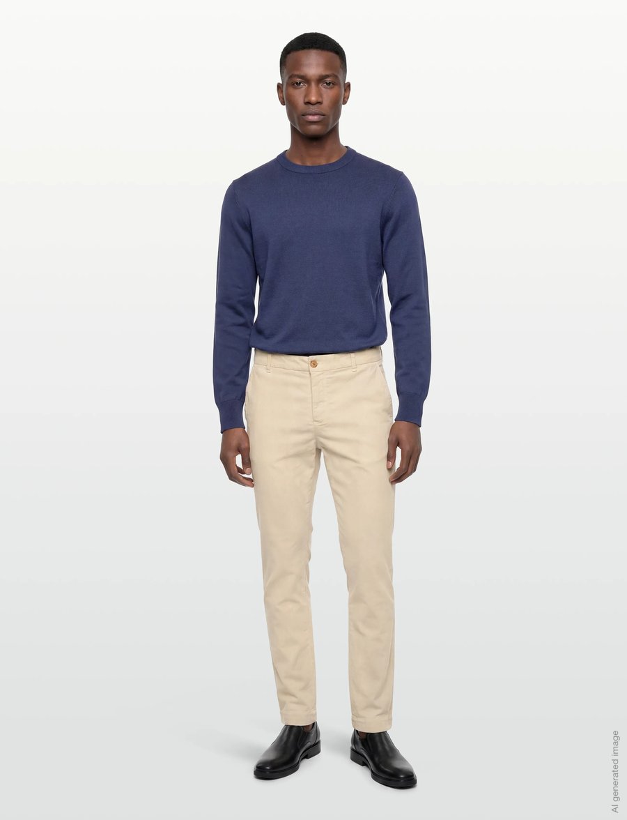 Morris - Jeffrey Cord Chino - casual byxor - off white - 0