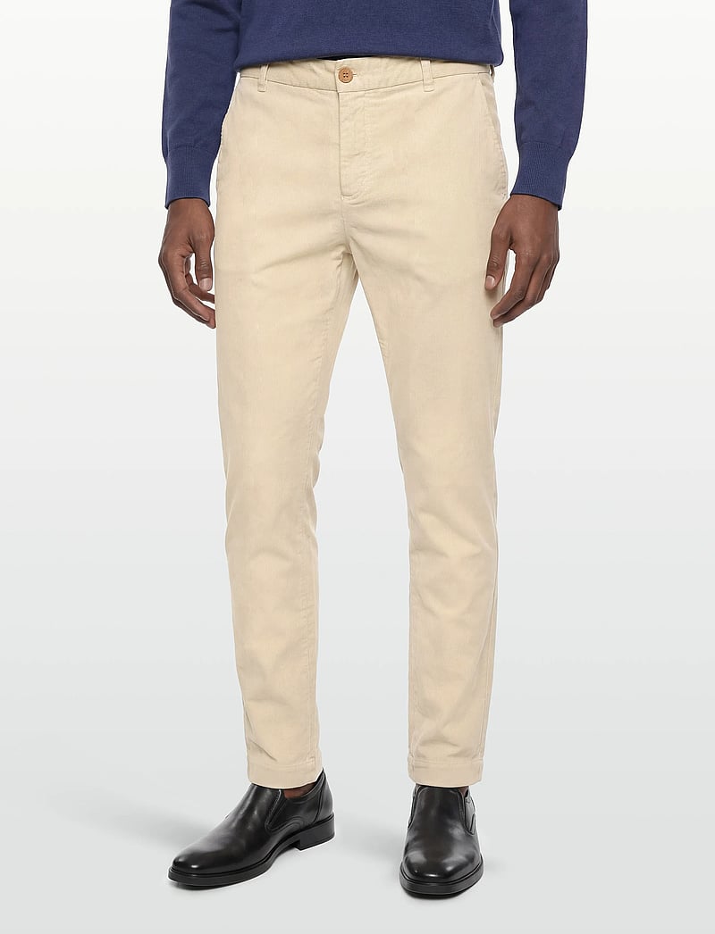 Morris - Jeffrey Cord Chino - casual - off white - 3