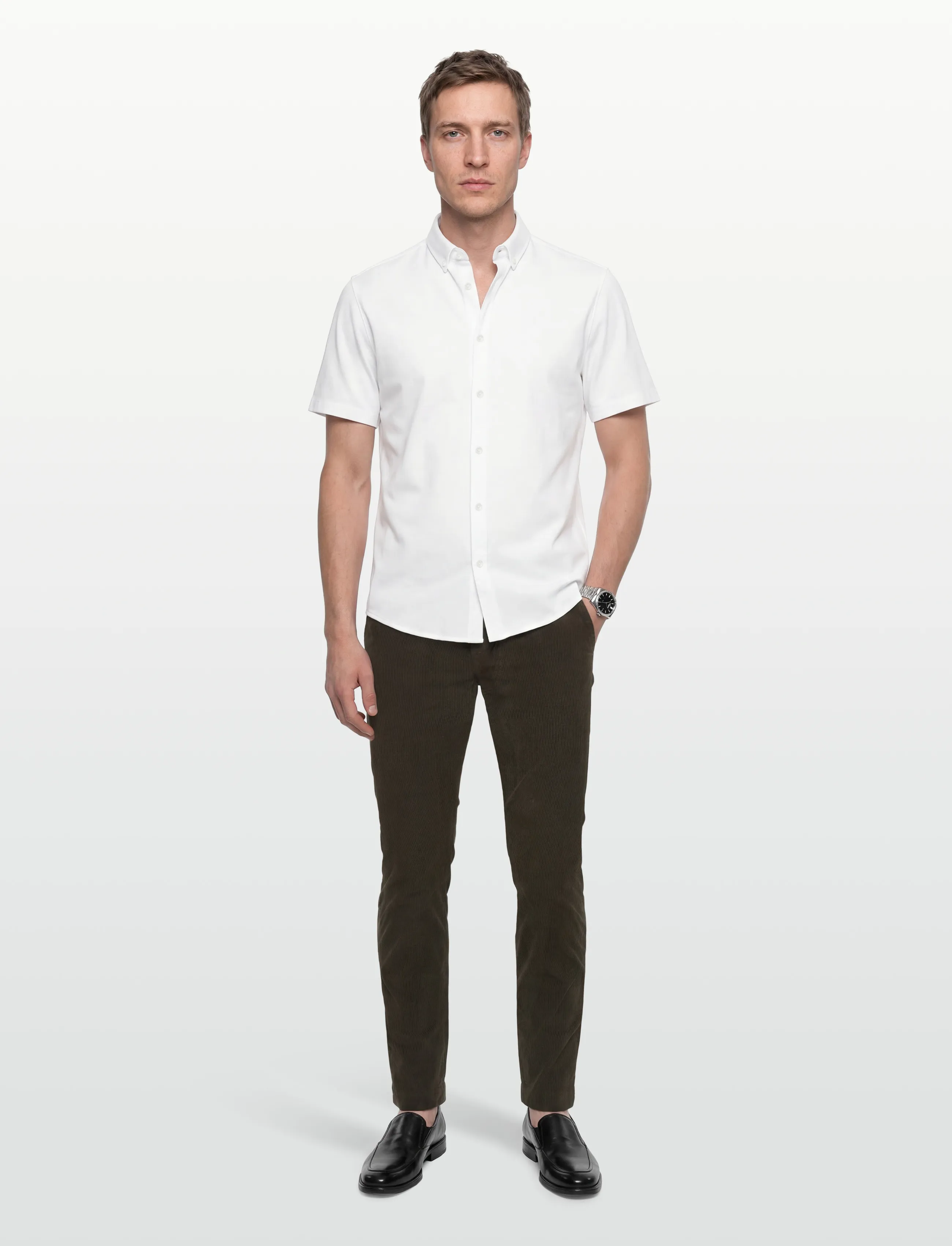 Morris - Jeffrey Cord Chino - chino püksid - olive - 0