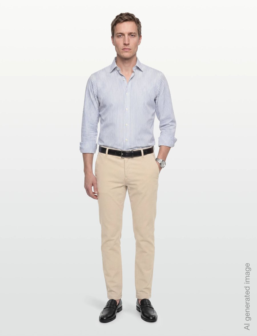 Morris - Jeffrey Cord Chino - chinos - off white - 0