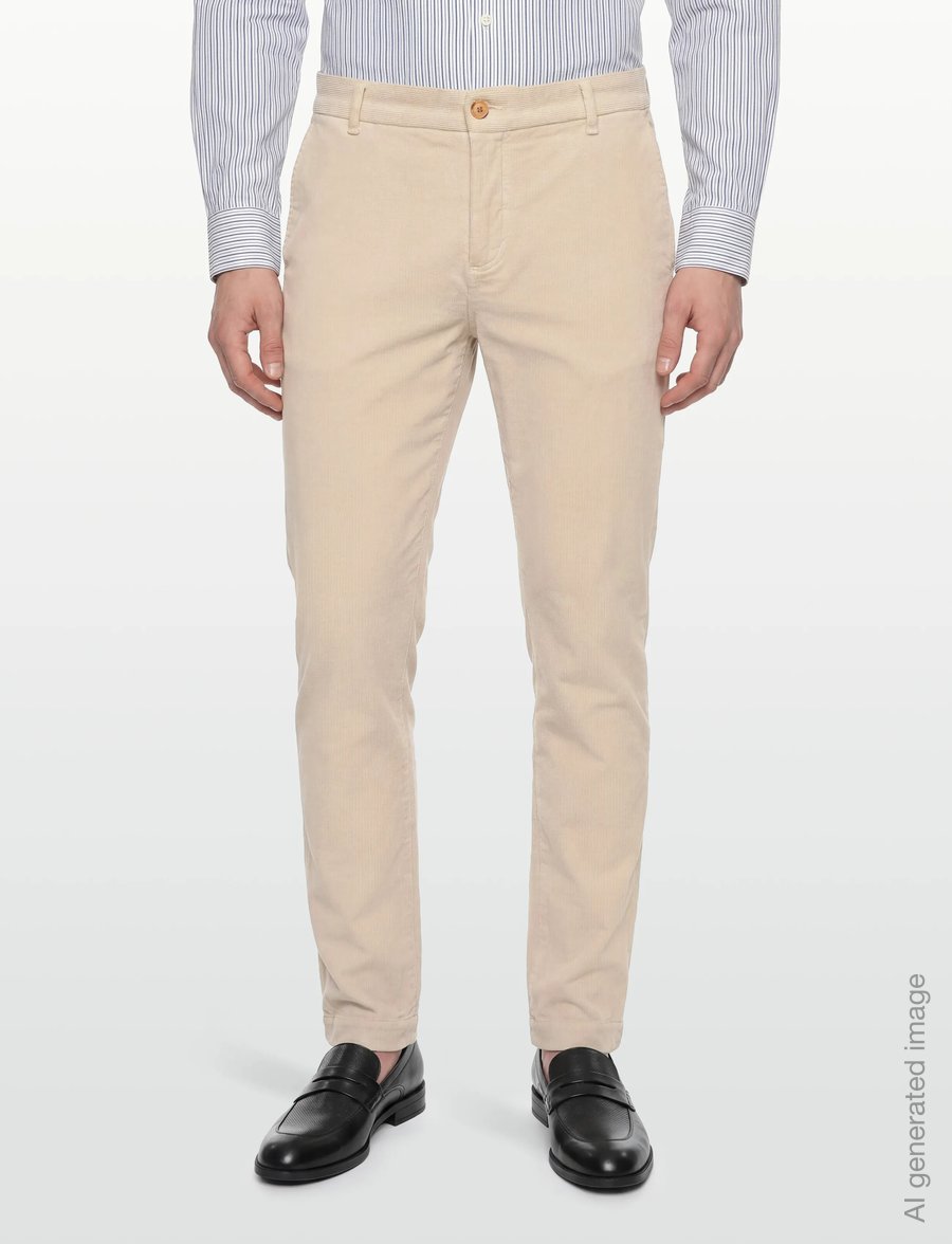 Morris - Jeffrey Cord Chino - chinos - off white - 3