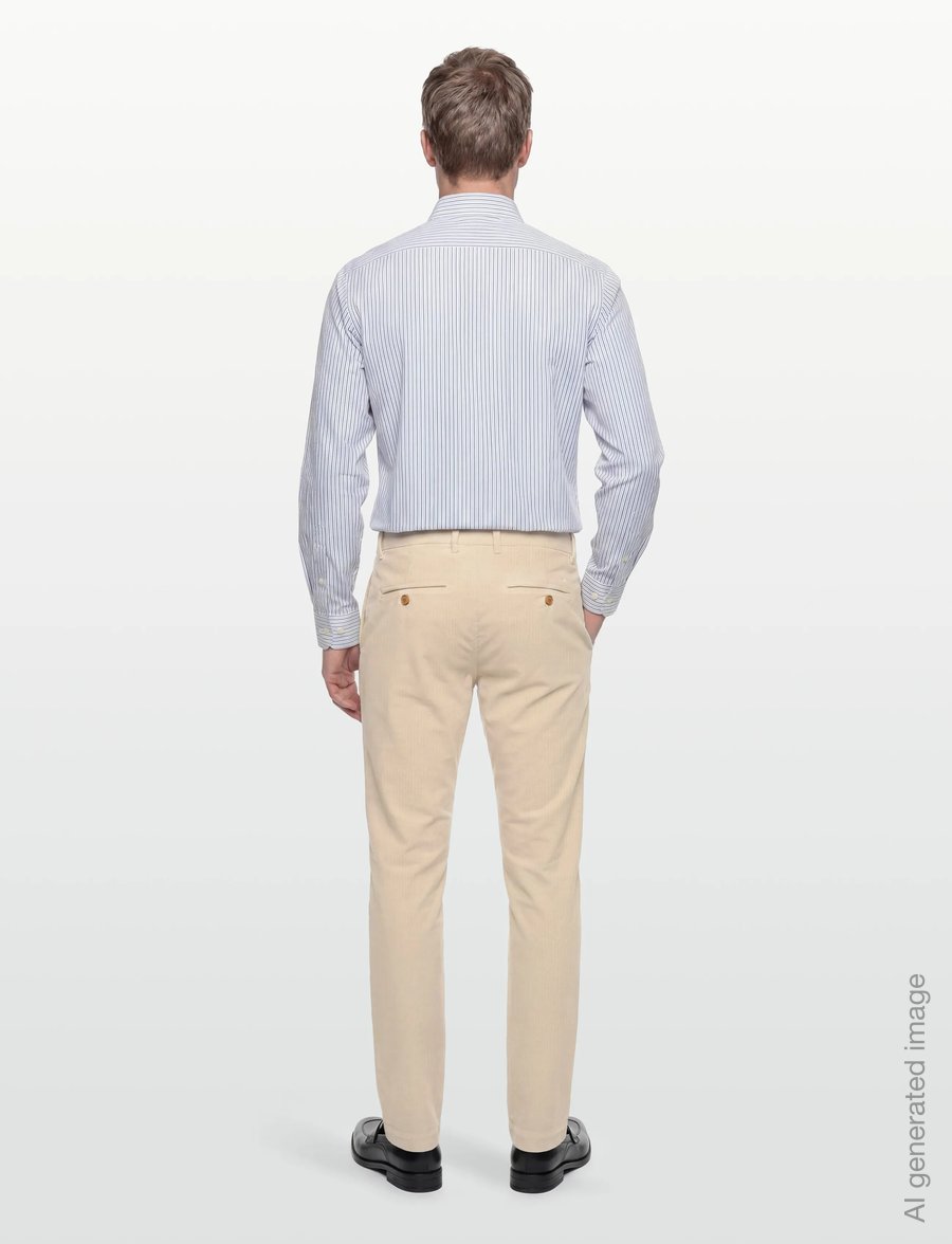 Morris - Jeffrey Cord Chino - chinos - off white - 4