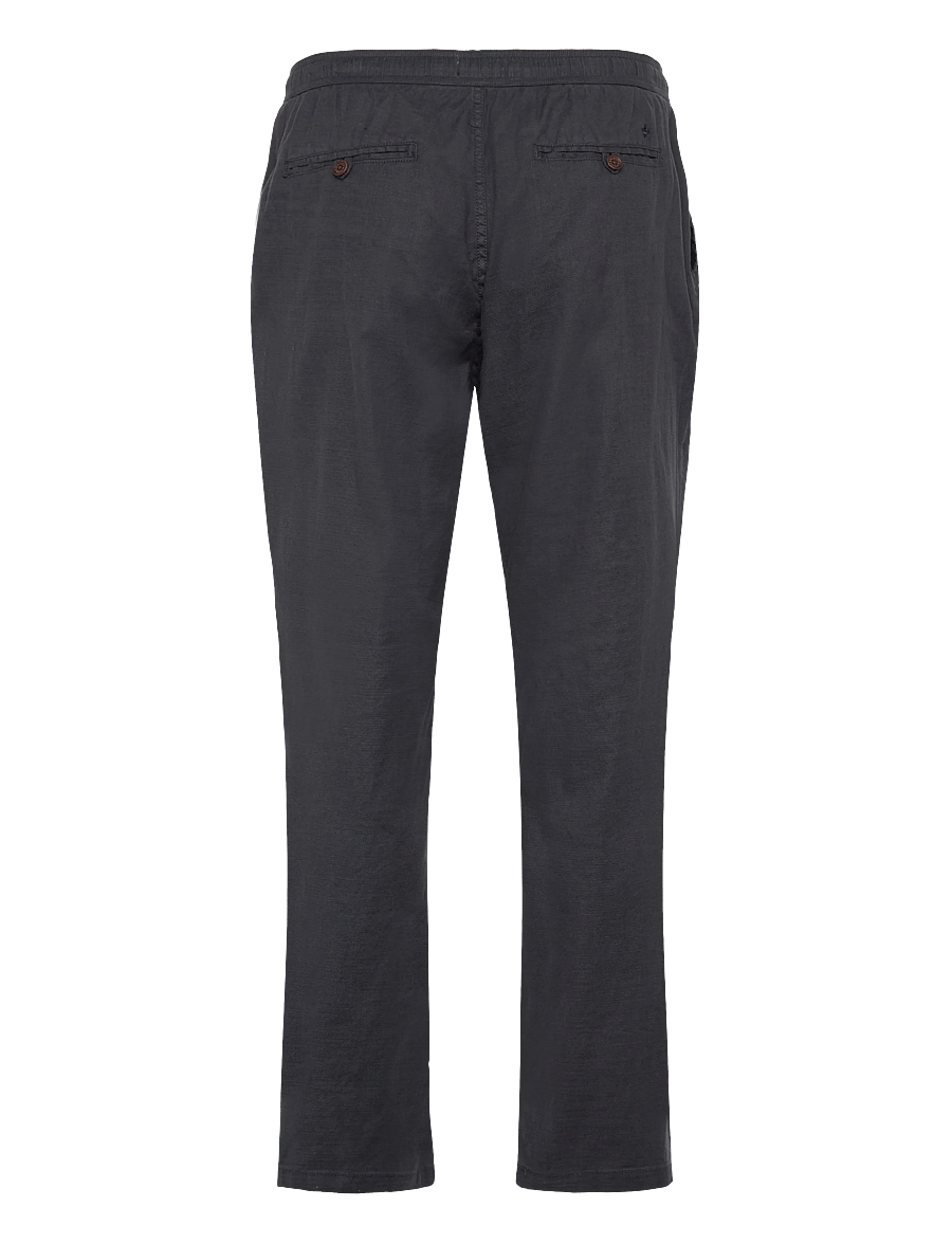 Morris - Fenix Linen Trouser - linnebyxor - blue - 2