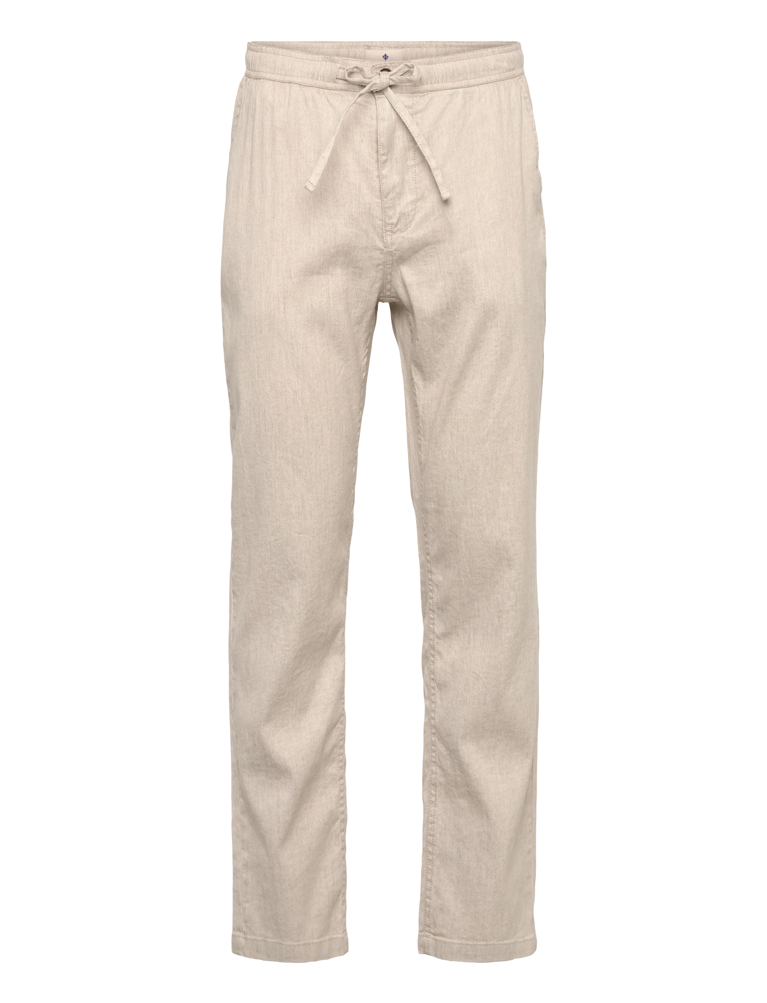 MORRIS Fenix Linen Hose Cream - L - Herren