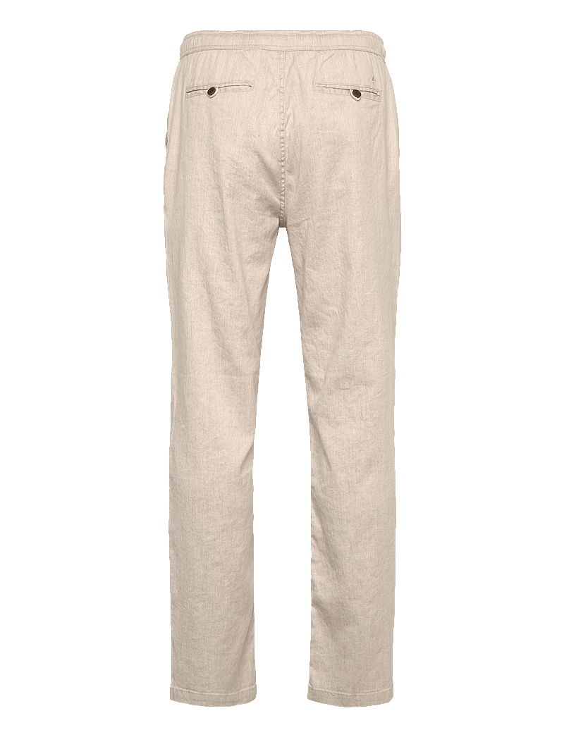 Morris - Fenix Linen Trouser - linen trousers - off white - 1