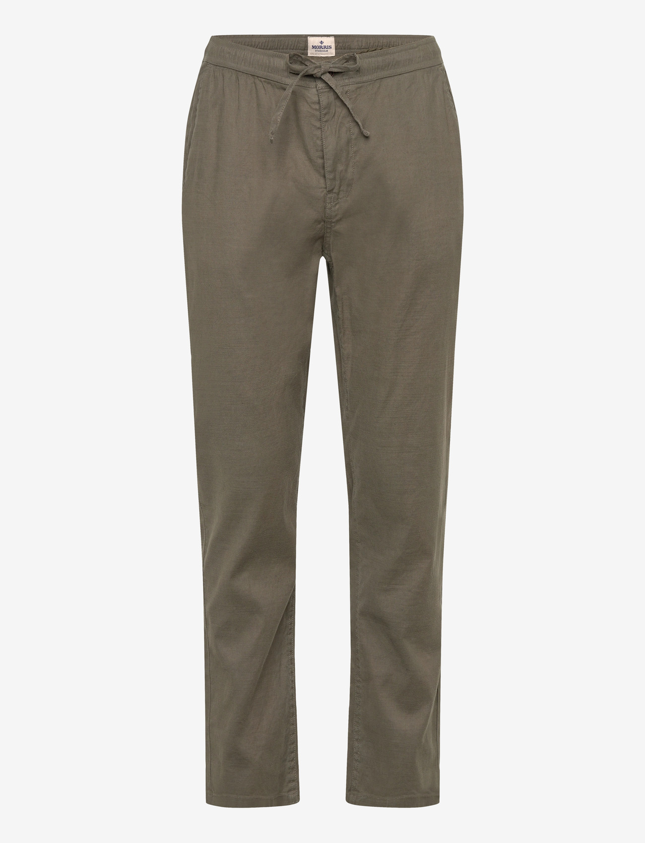 Morris - Fenix Linen Trouser - linen trousers - olive - 1