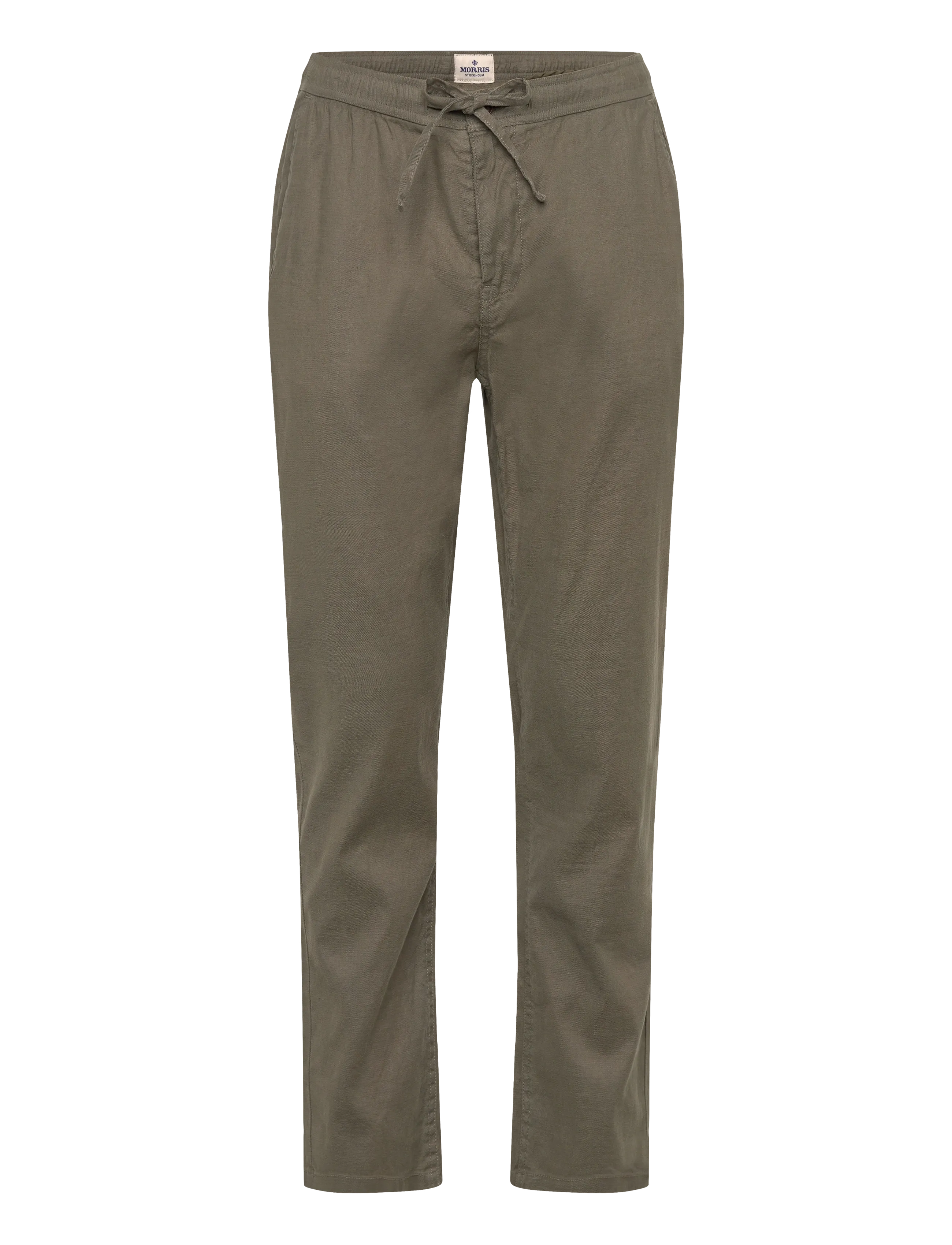 Morris Fenix Linen Trouser - Kläder - OLIVE / khaki/green