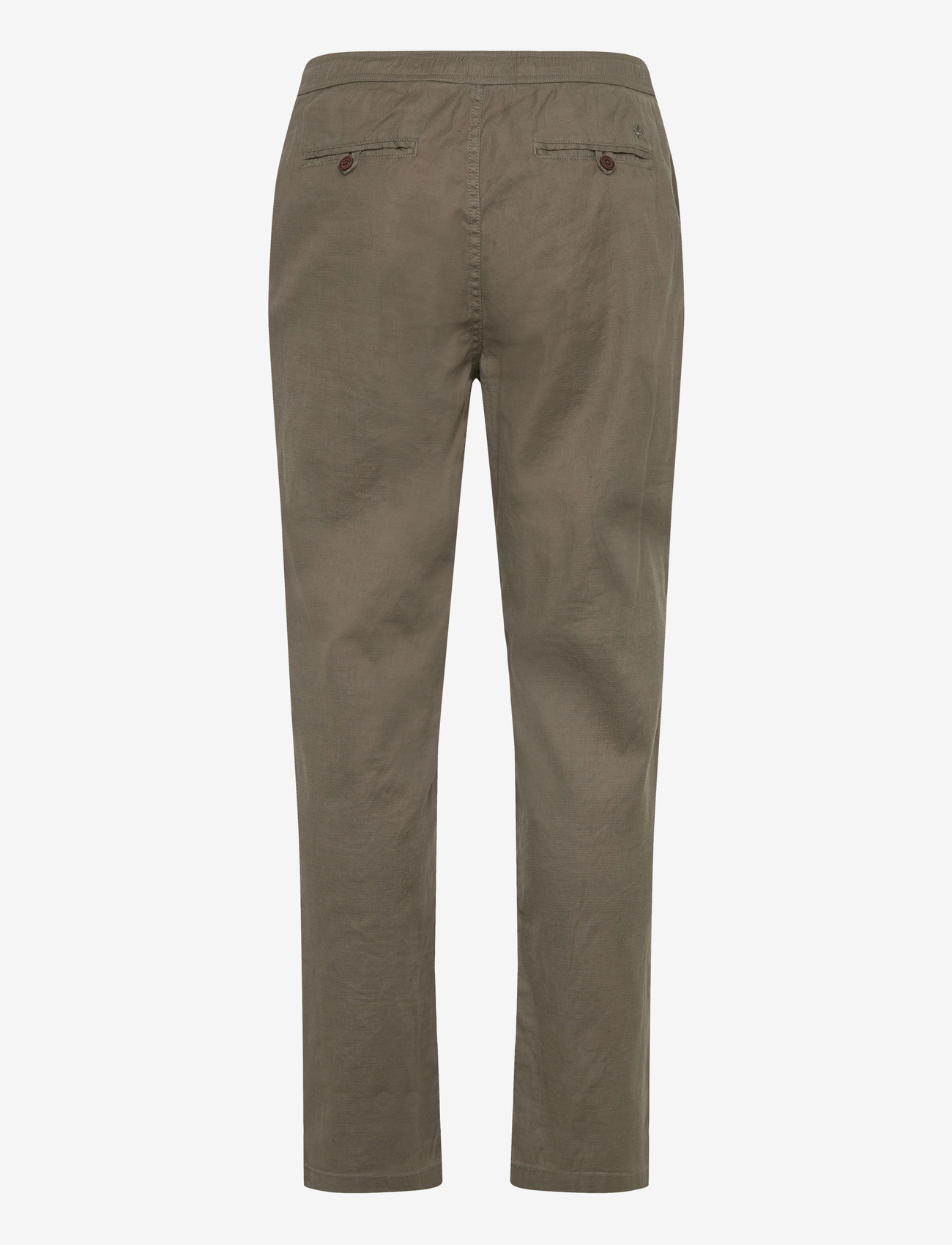 Morris - Fenix Linen Trouser - linen trousers - olive - 2