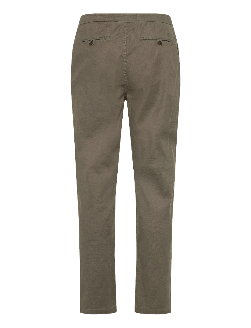 Morris - Fenix Linen Trouser - linen trousers - olive - 2
