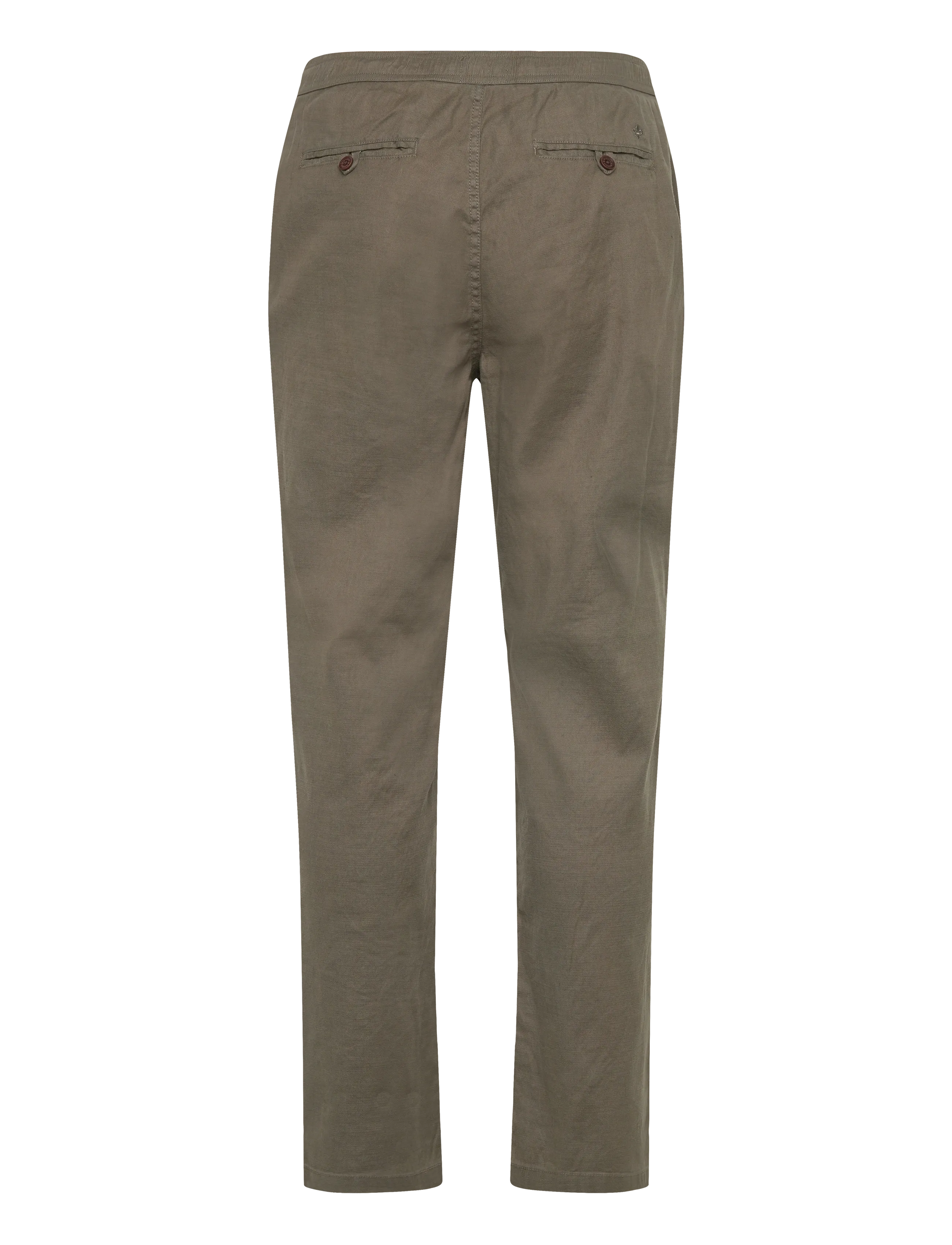 Morris - Fenix Linen Trouser - hørbukser - olive - 2