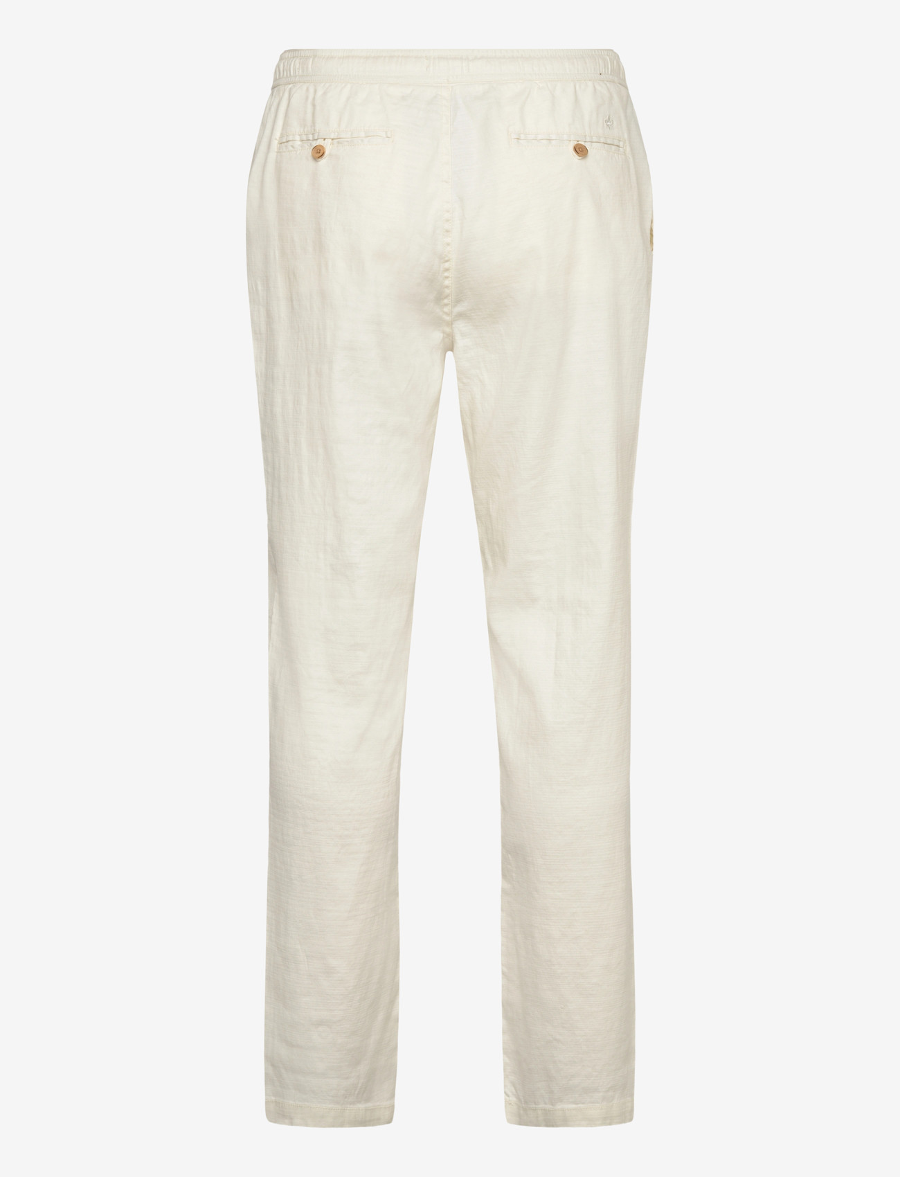 Morris - Fenix Linen Trouser - hørbukser - white - 1