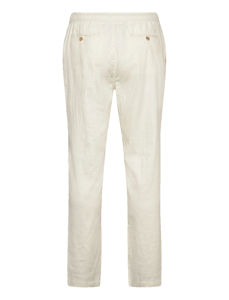 Morris - Fenix Linen Trouser - linased püksid - white - 2