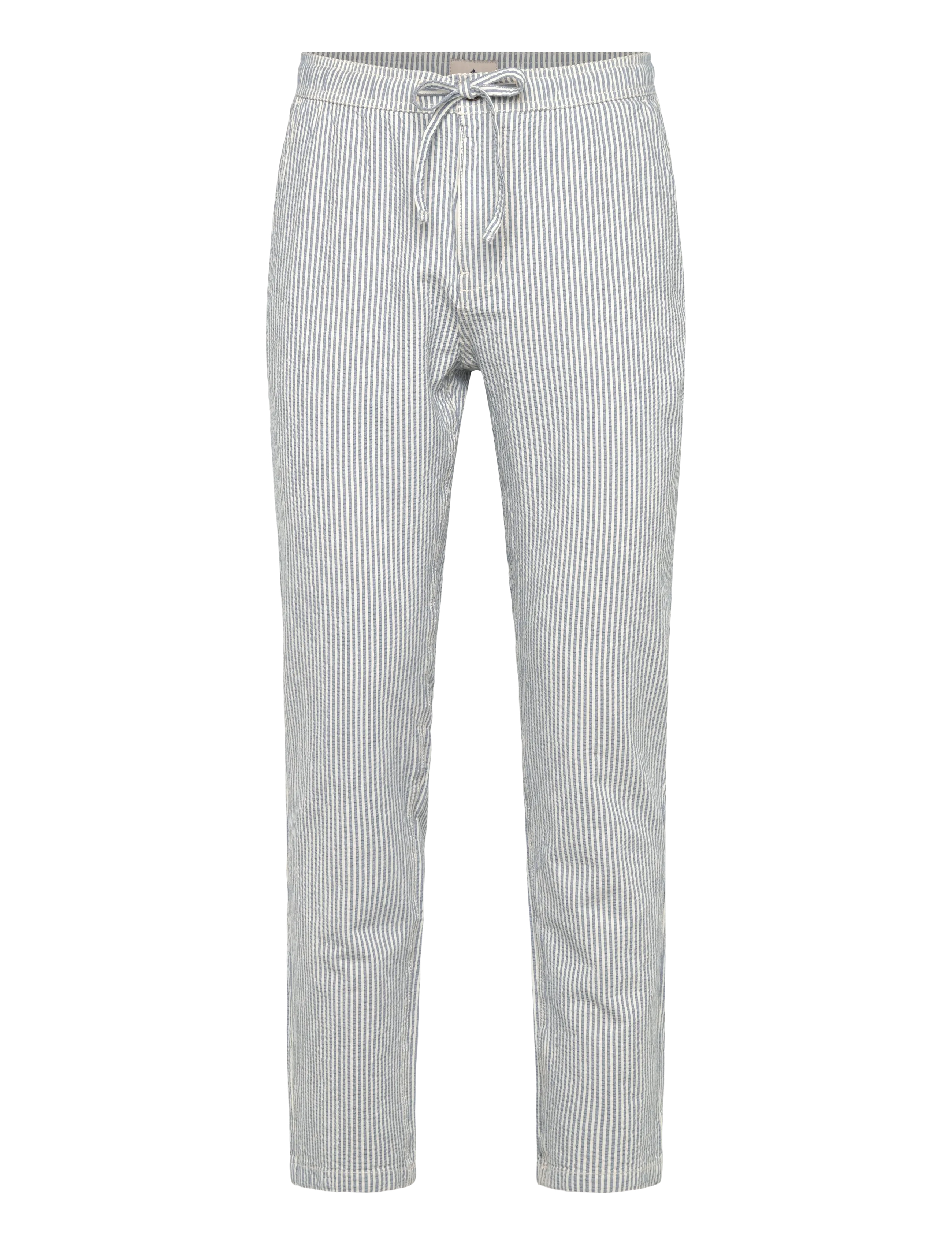 Morris Fenix Seersucker Trouser - Morris Stockholm - BLUE / blue