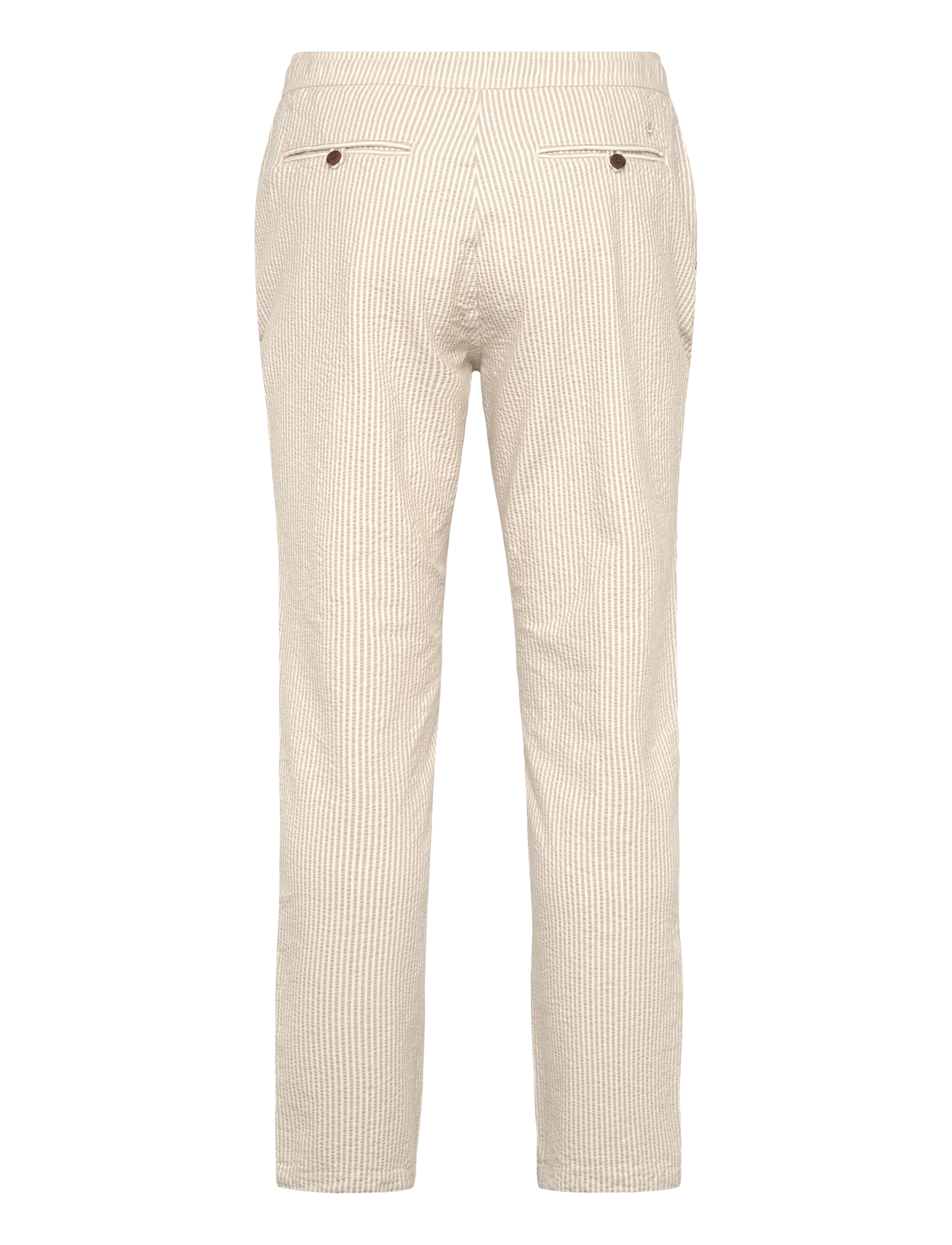 Morris - Fenix Seersucker Trouser - casual - khaki - 2
