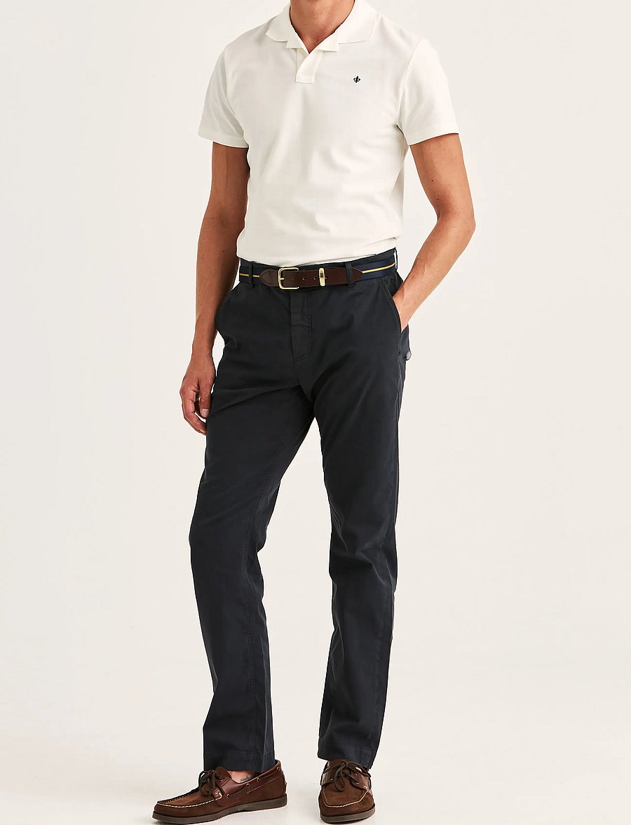 Morris - Jeffrey Summer Chino - chinos - blue - 3