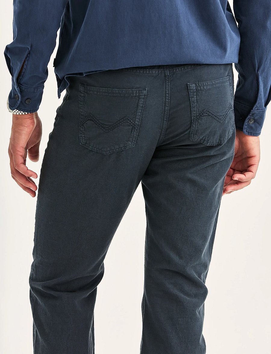Morris - James Washed Linen 5 Pkt - linnebyxor - blue - 5