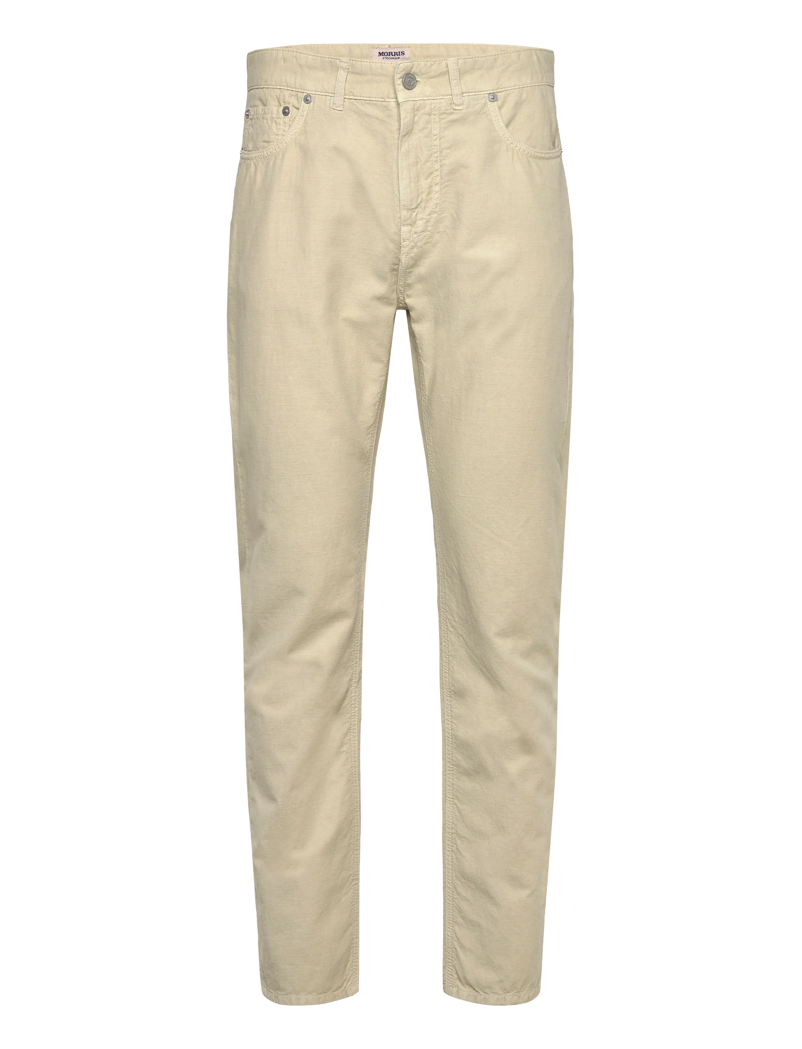 MORRIS James Washed Linen 5 Pkt Beige - 33x32 - Herren