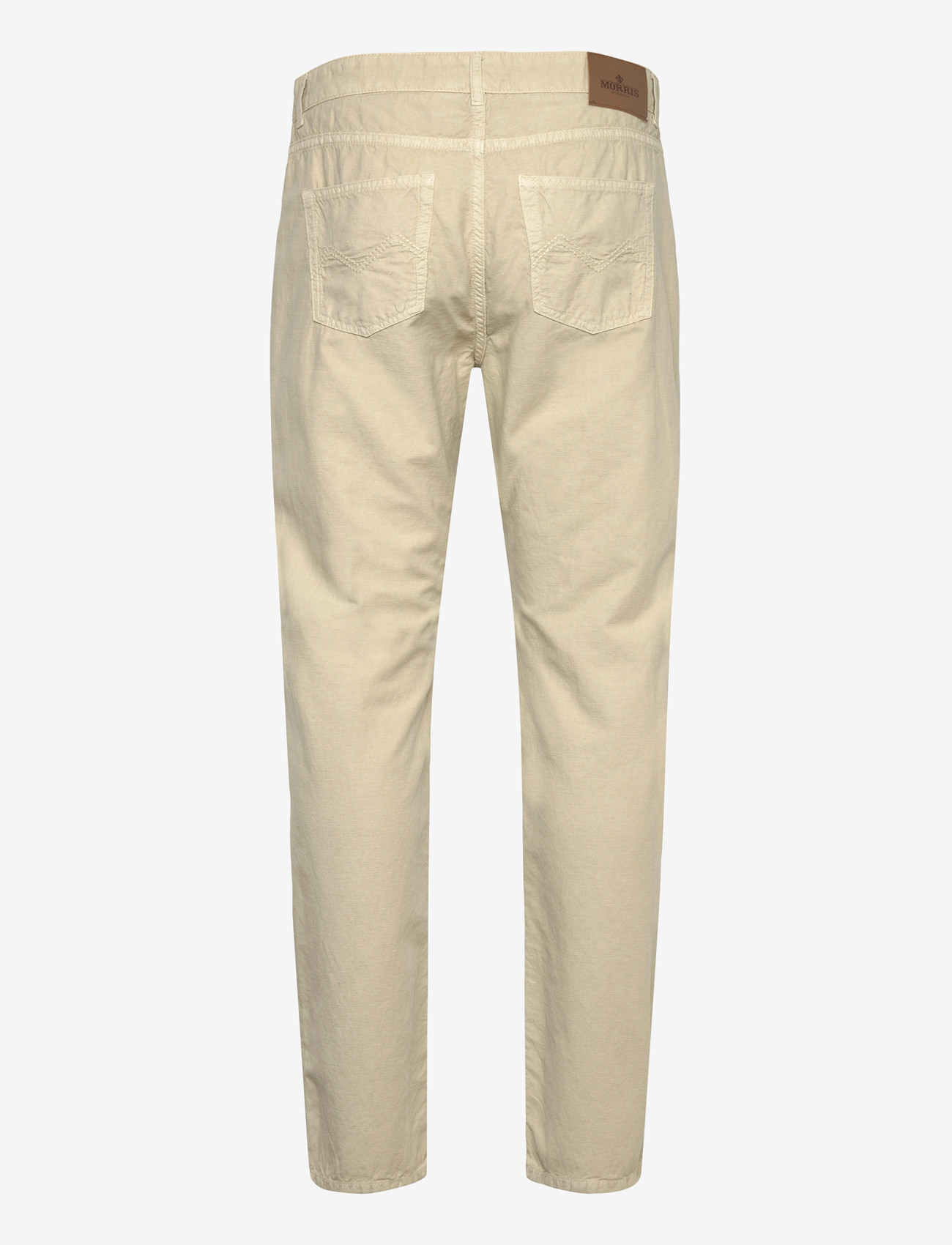 Morris - James Washed Linen 5 Pkt - leinenhosen - khaki - 2