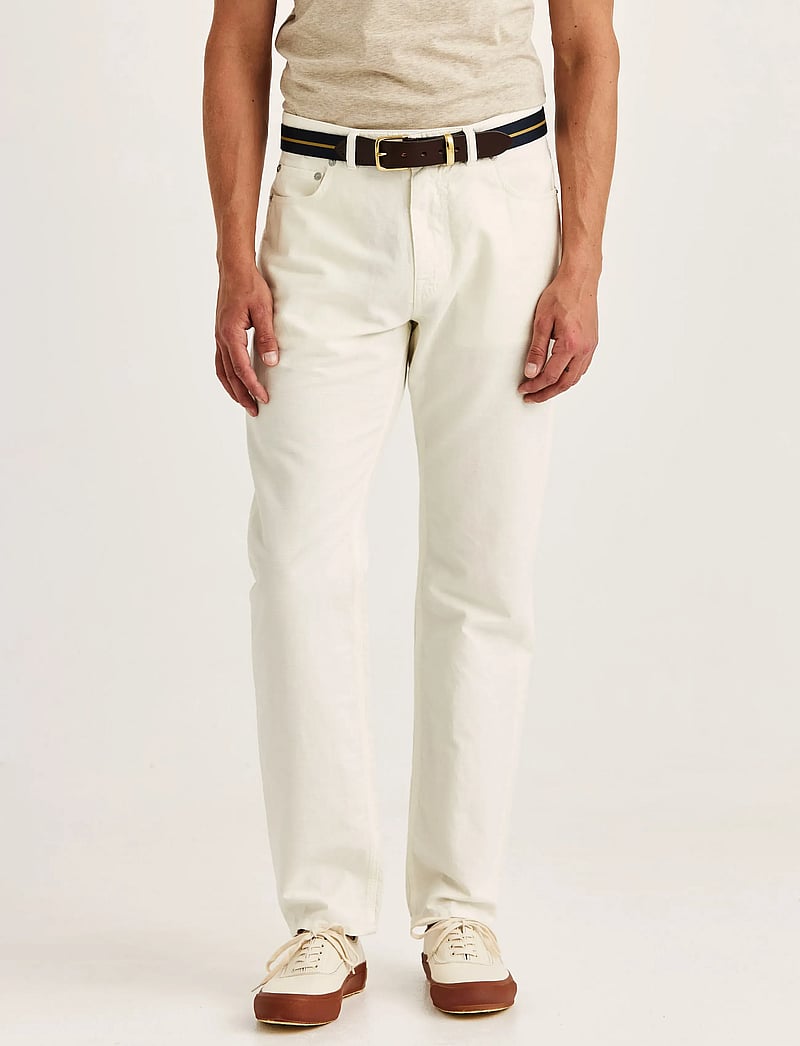 Morris - James Washed Linen 5 Pkt - midsummer - off white - 0