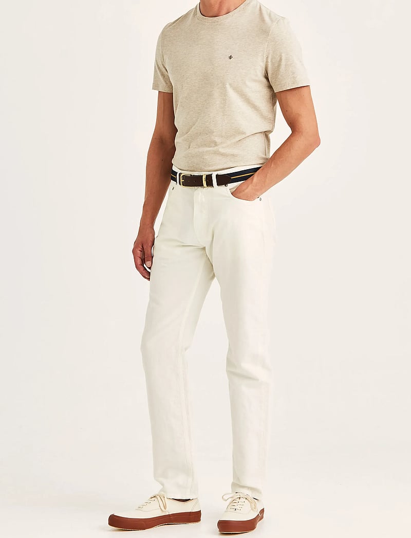 Morris - James Washed Linen 5 Pkt - midsummer - off white - 3