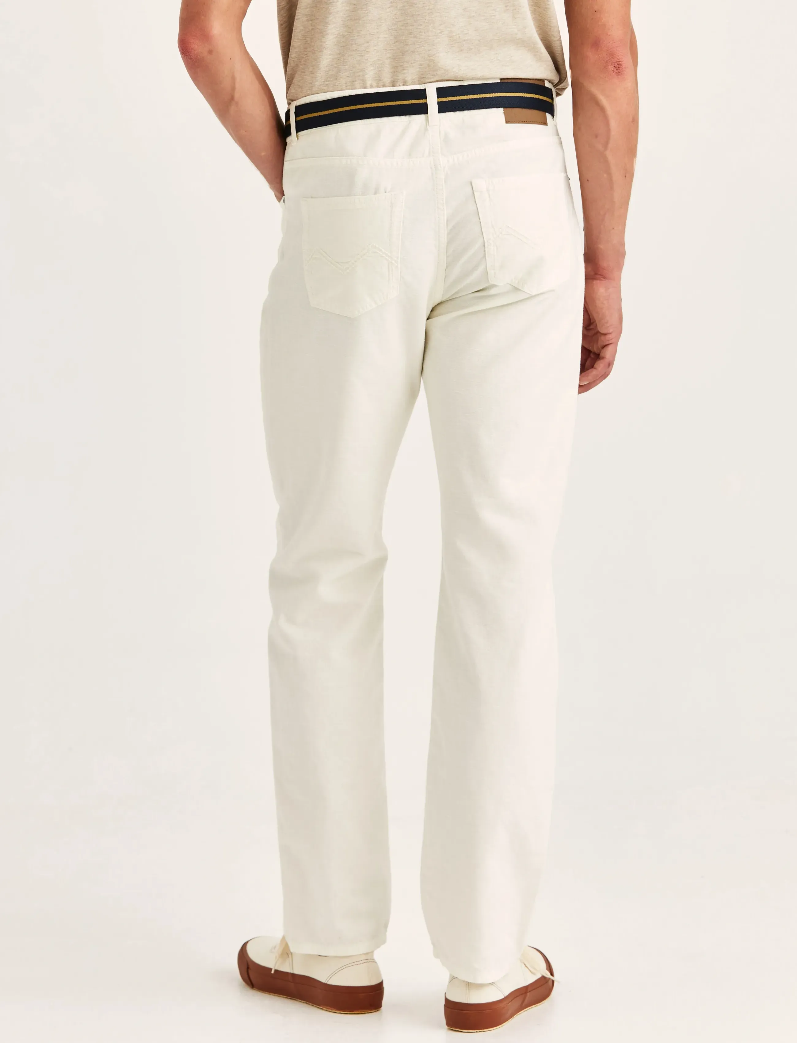 Morris - James Washed Linen 5 Pkt - linased püksid - off white - 4