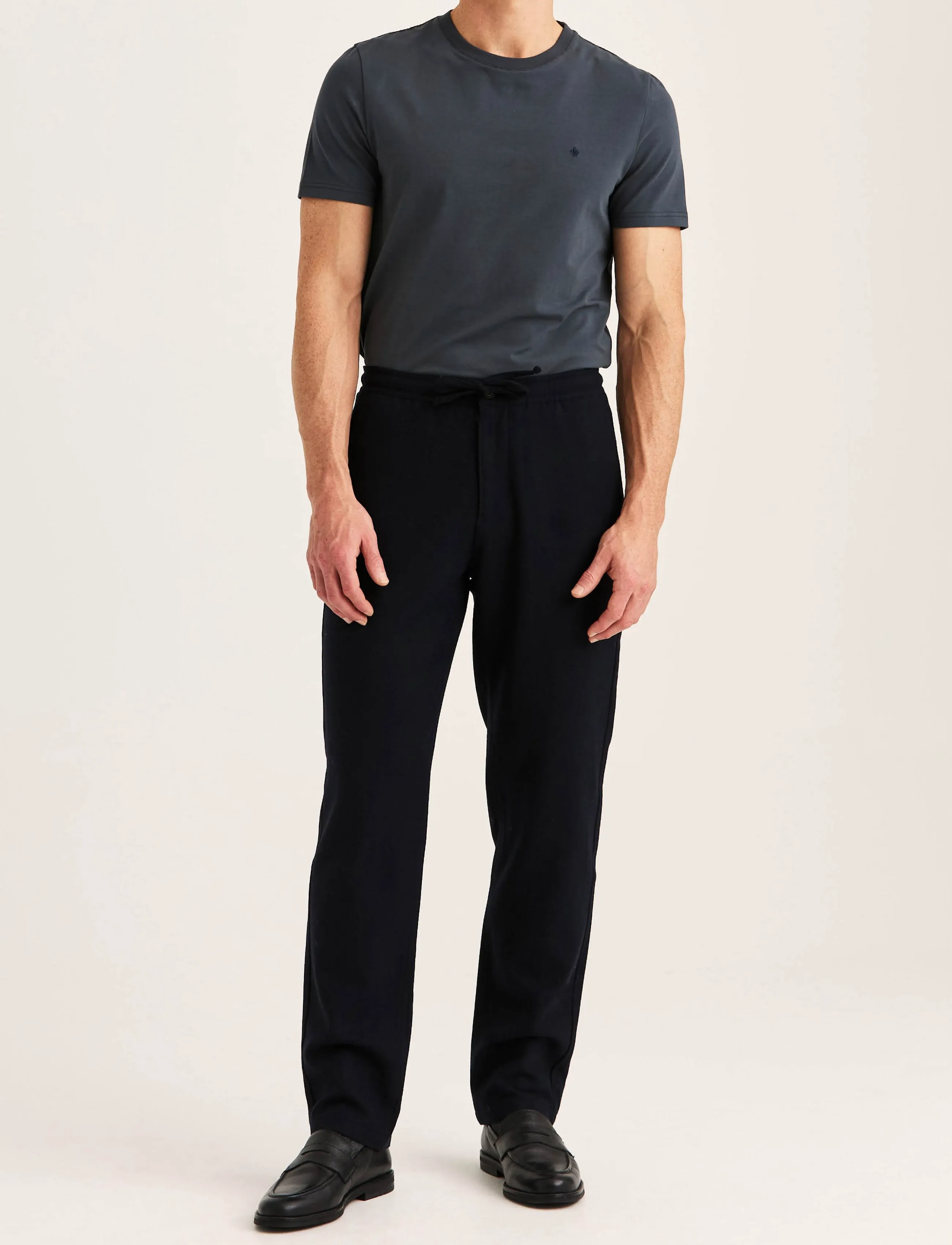 Morris - Fenix Cord Trouser - vabaajapüksid - blue - 3