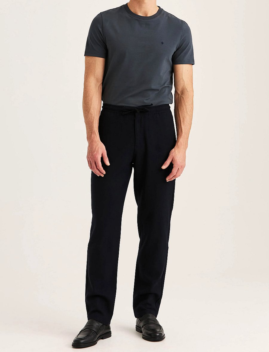 Morris - Fenix Cord Trouser - vabaajapüksid - blue - 3