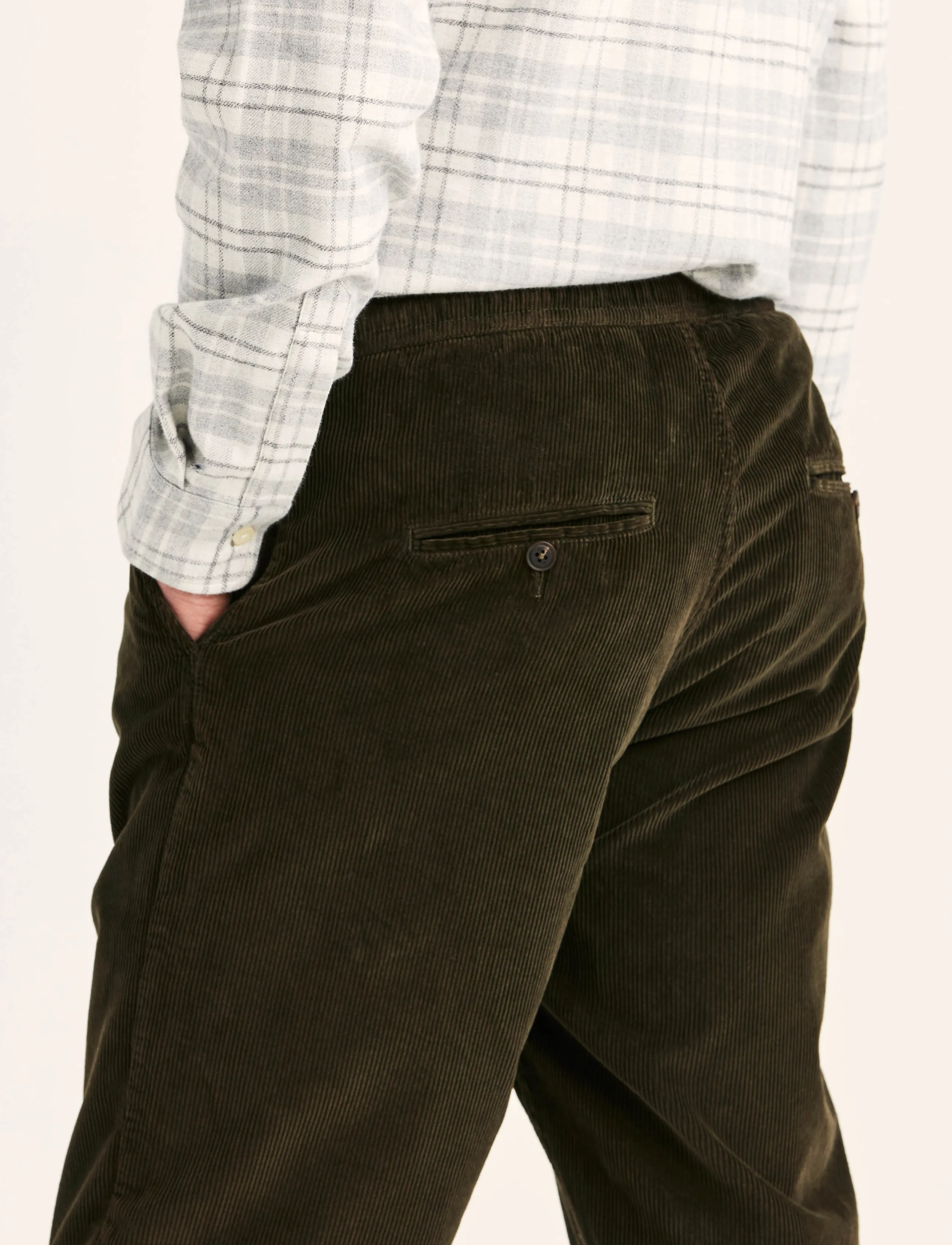 Morris - Fenix Cord Trouser - freizeithosen - olive - 5