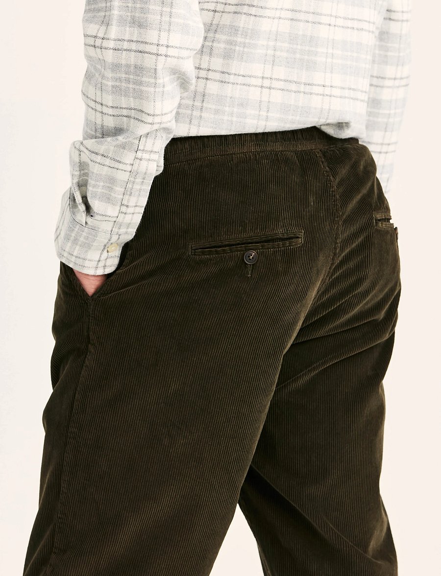 Morris - Fenix Cord Trouser - freizeithosen - olive - 5