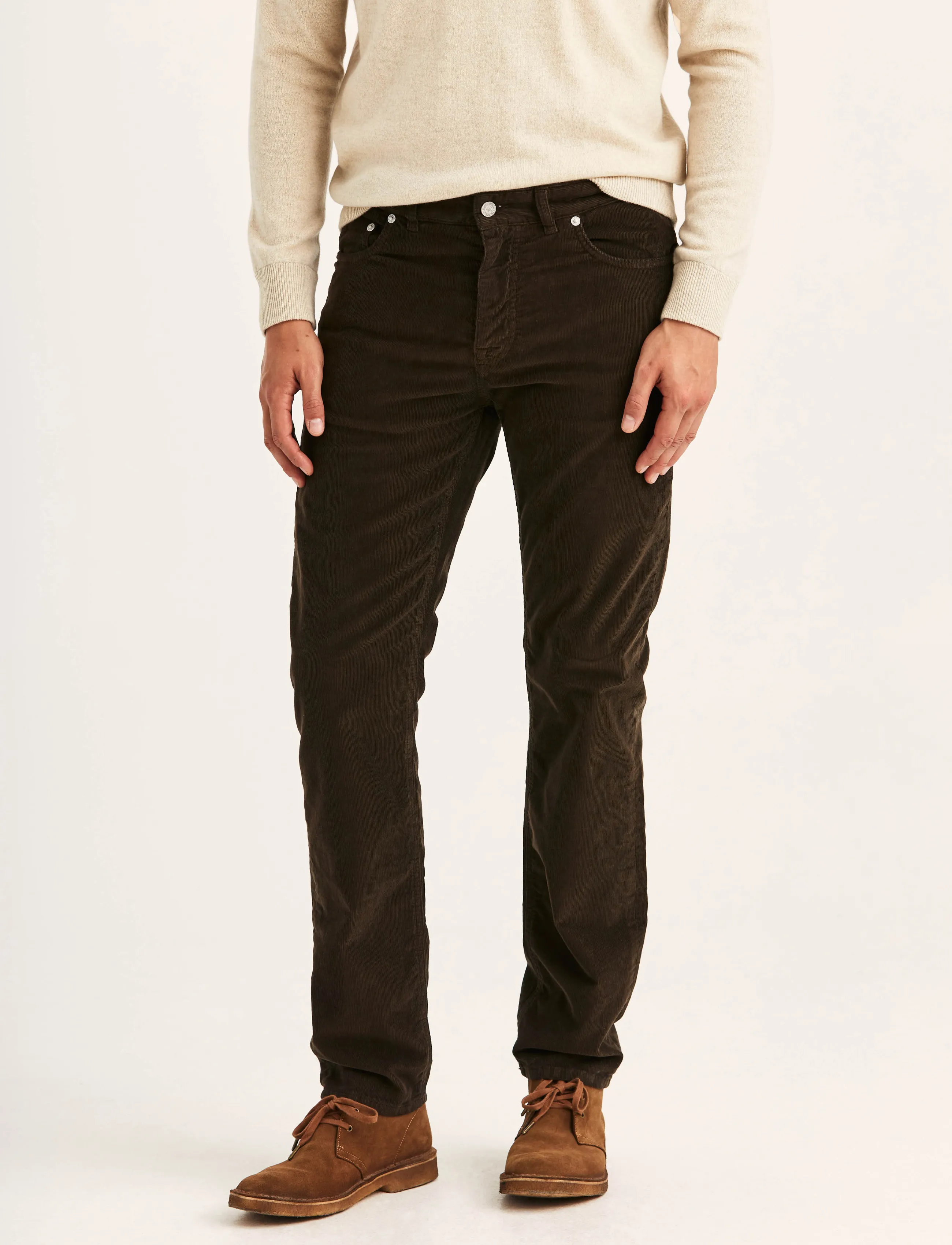 Morris James Cord 5-Pocket - Inspiration - BROWN / brown