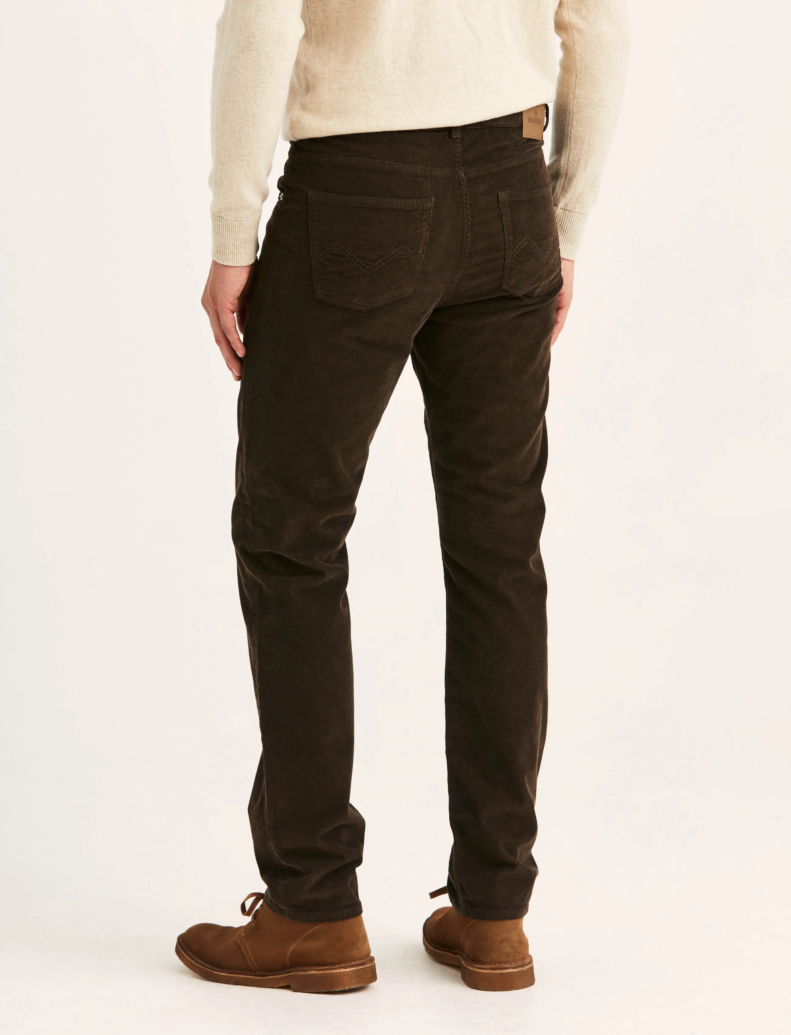 Morris - James Cord 5-Pocket - casual trousers - brown - 3