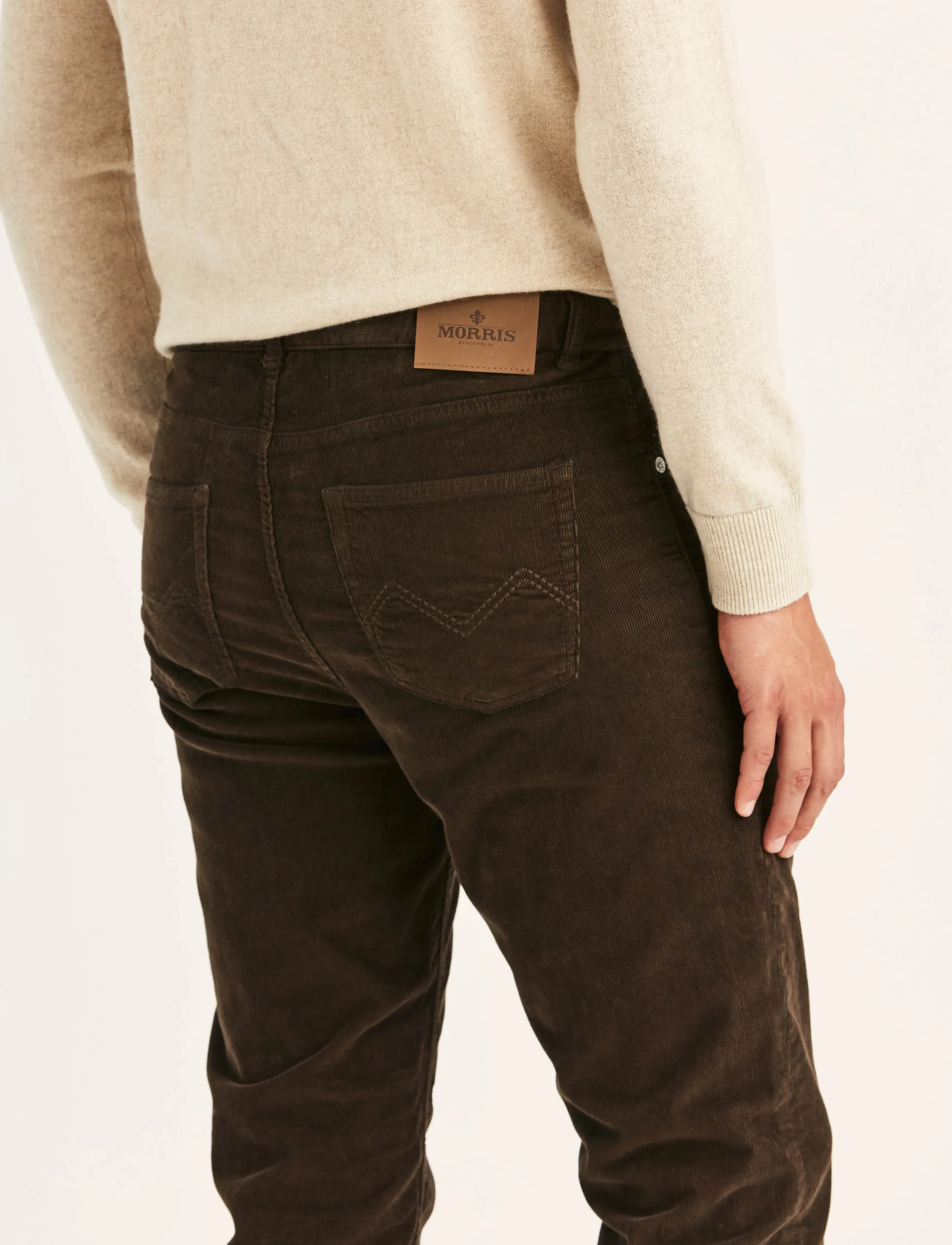 Morris - James Cord 5-Pocket - casual trousers - brown - 4