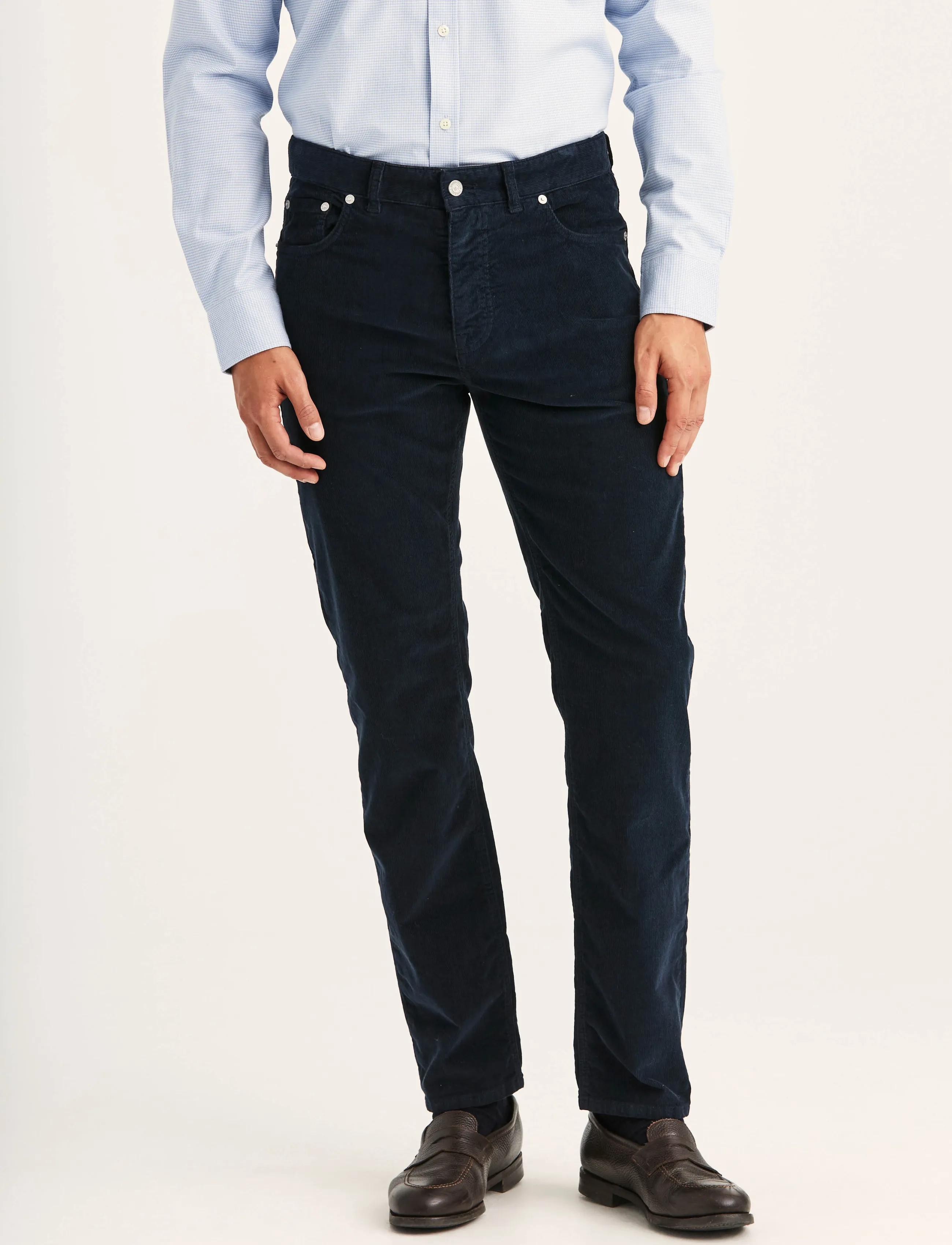 Morris James Cord 5-Pocket - Püksid - NAVY / navy