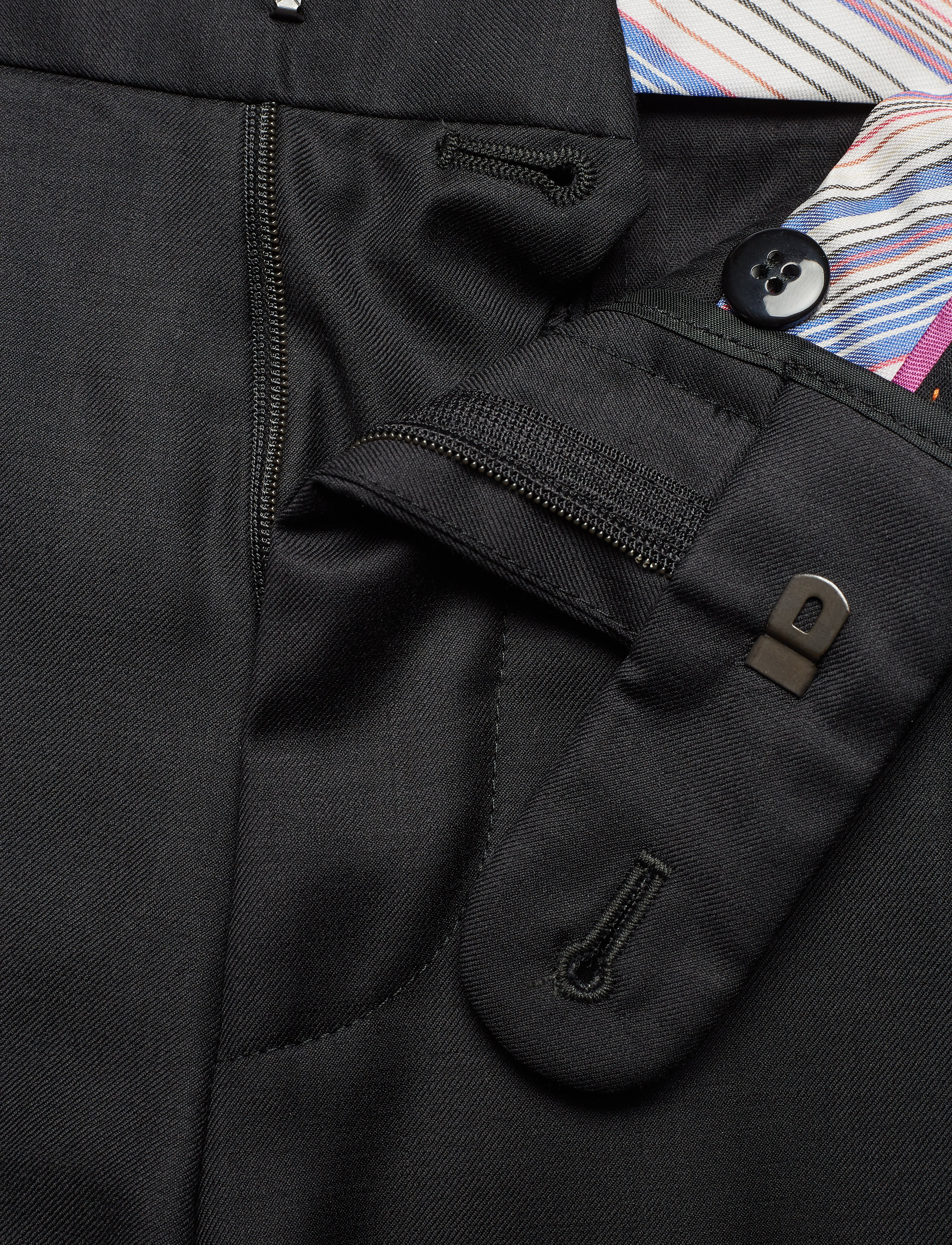 Morris - Paul Solid Suit Trousers - black - 3