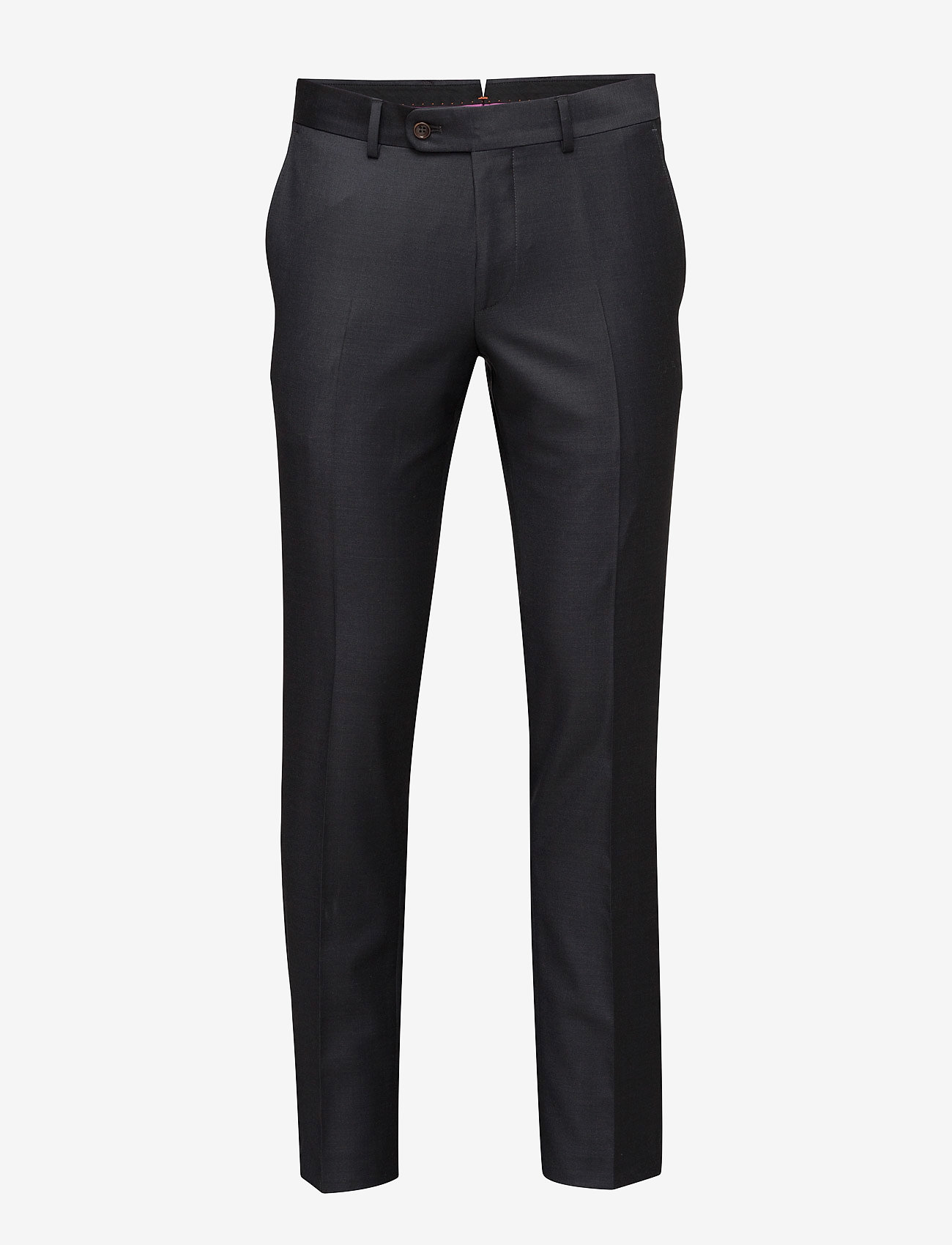 Paul Solid Suit Trousers - GREY
