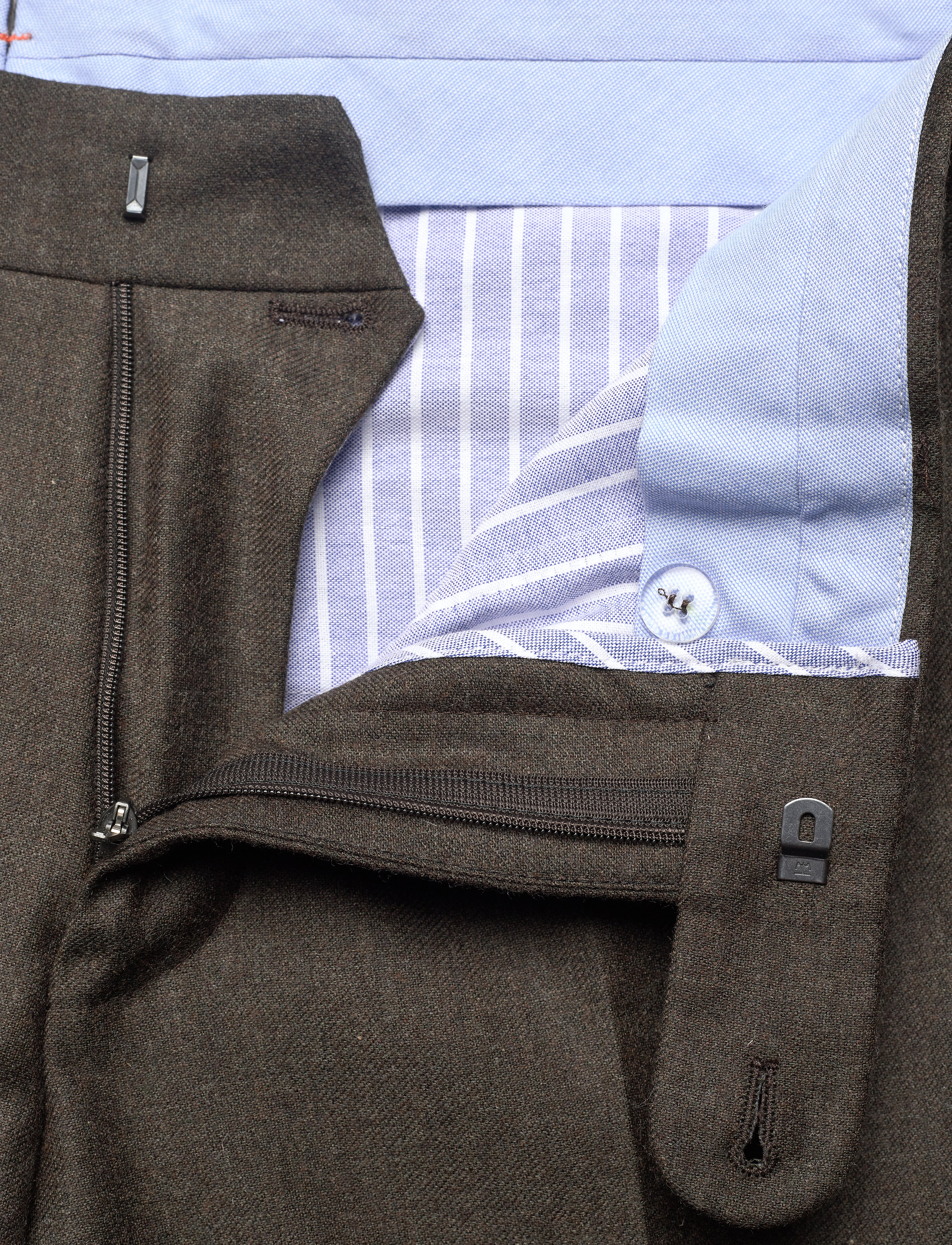 Morris - Rodney Flannel Trouser - brown - 3
